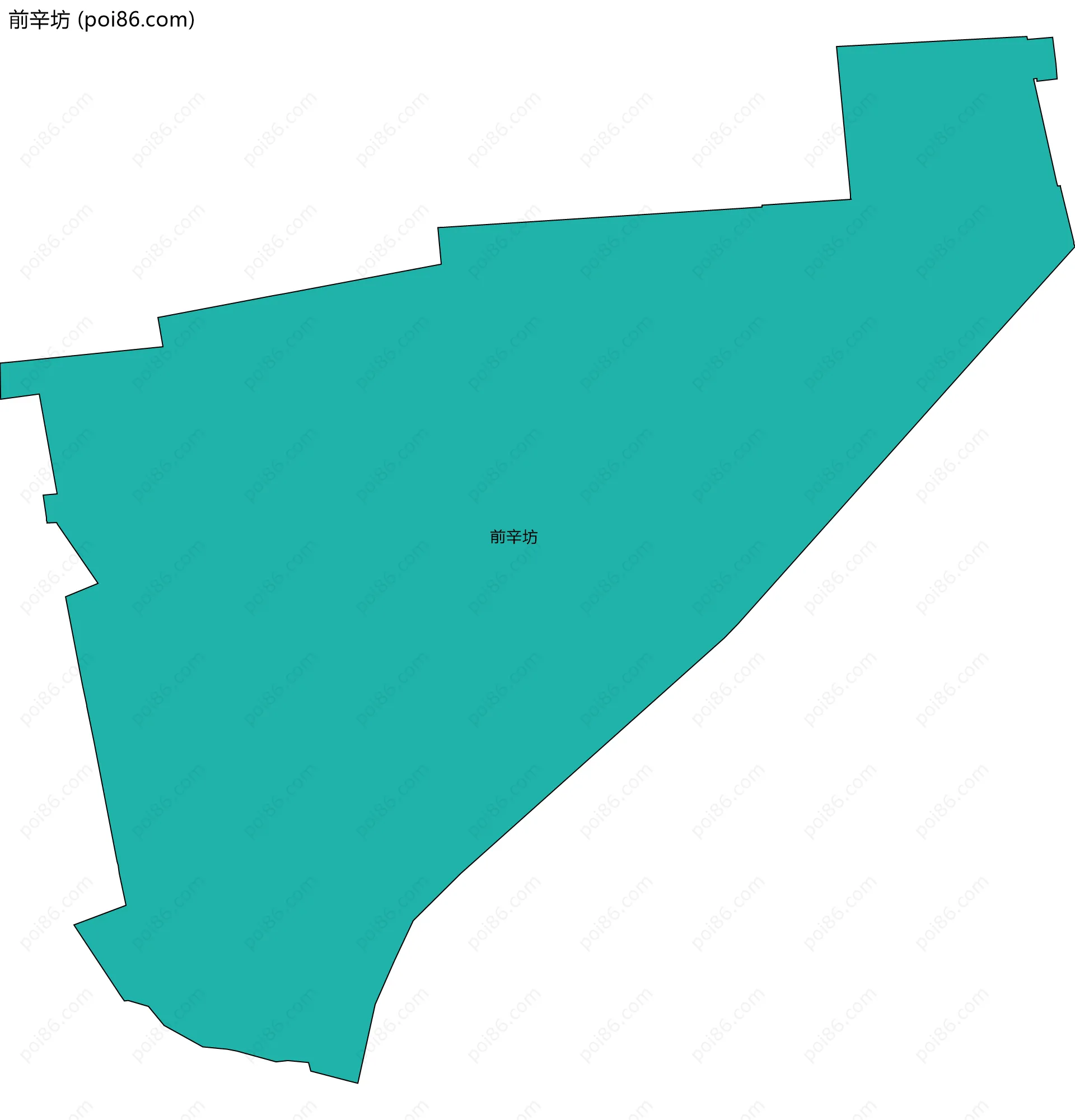 前辛坊边界地图