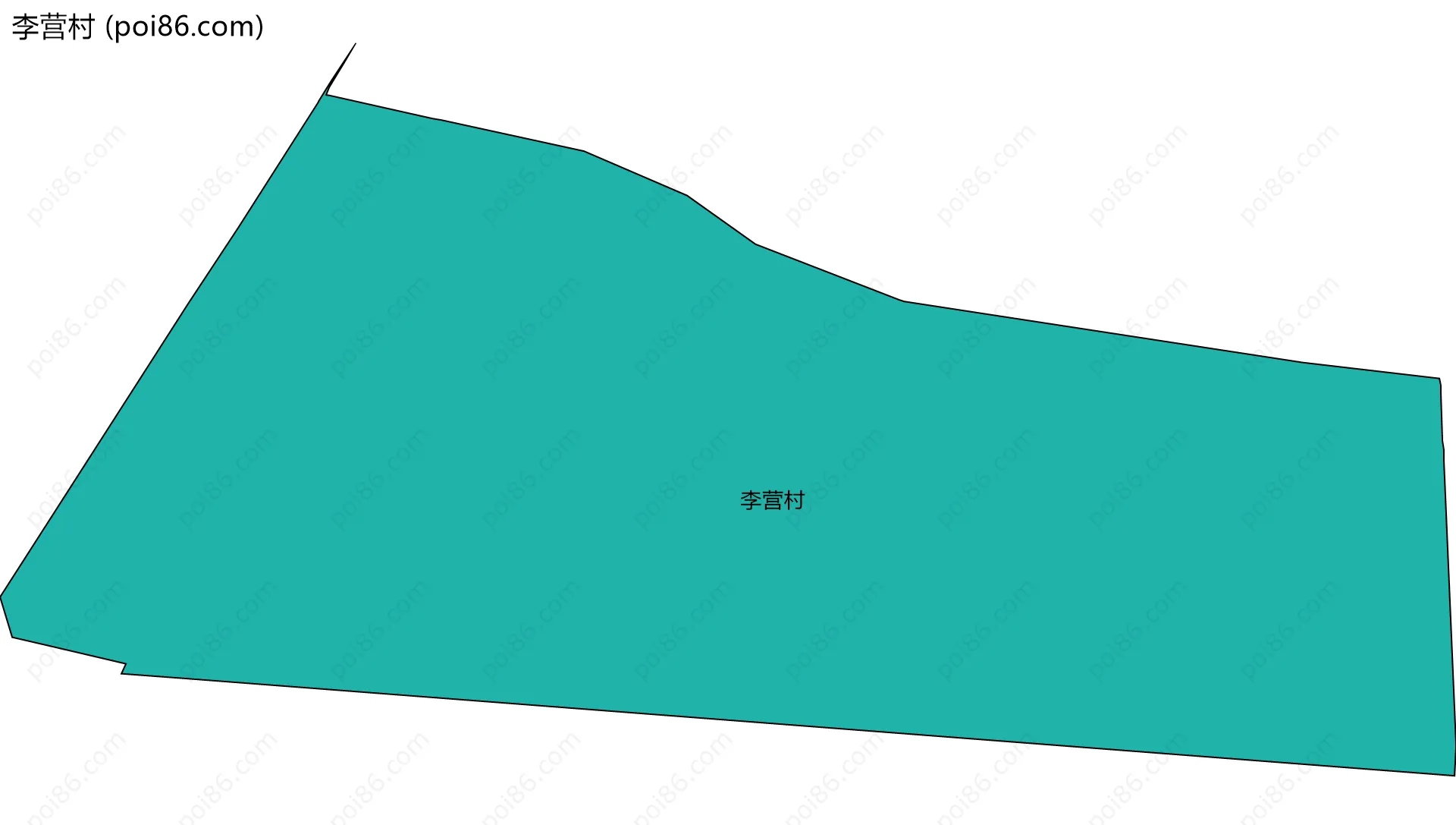 李营村边界地图