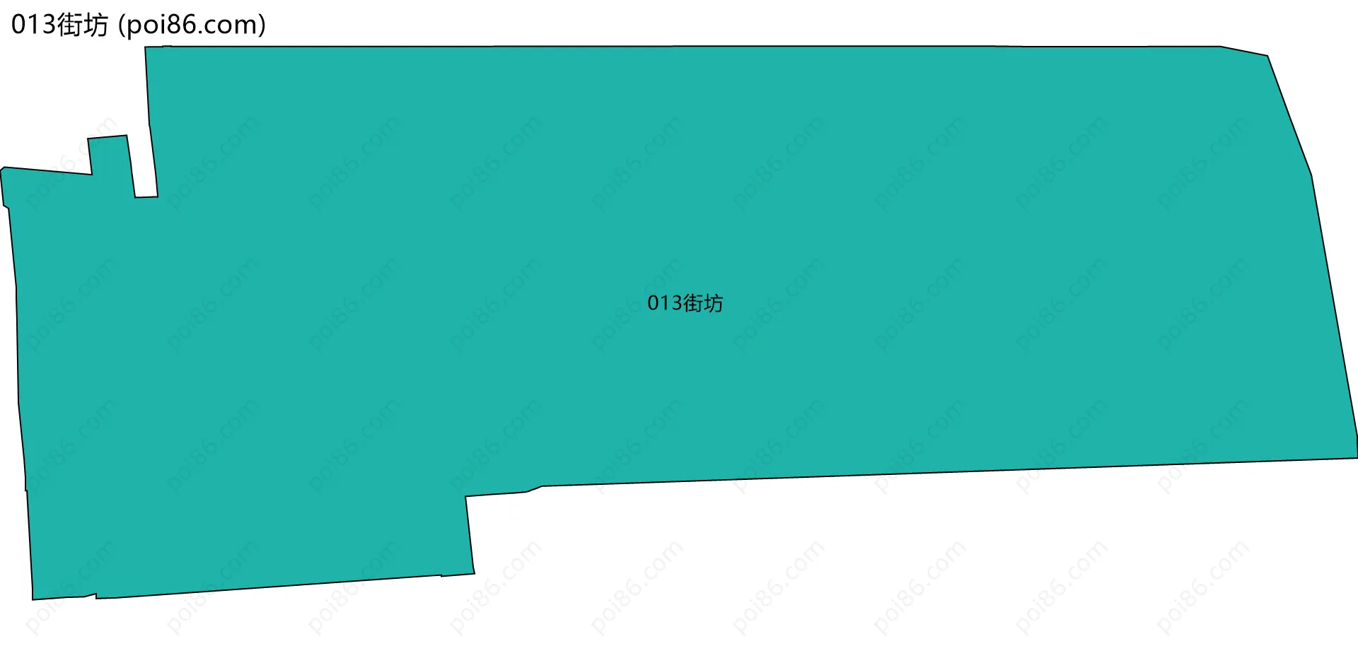 013街坊边界地图