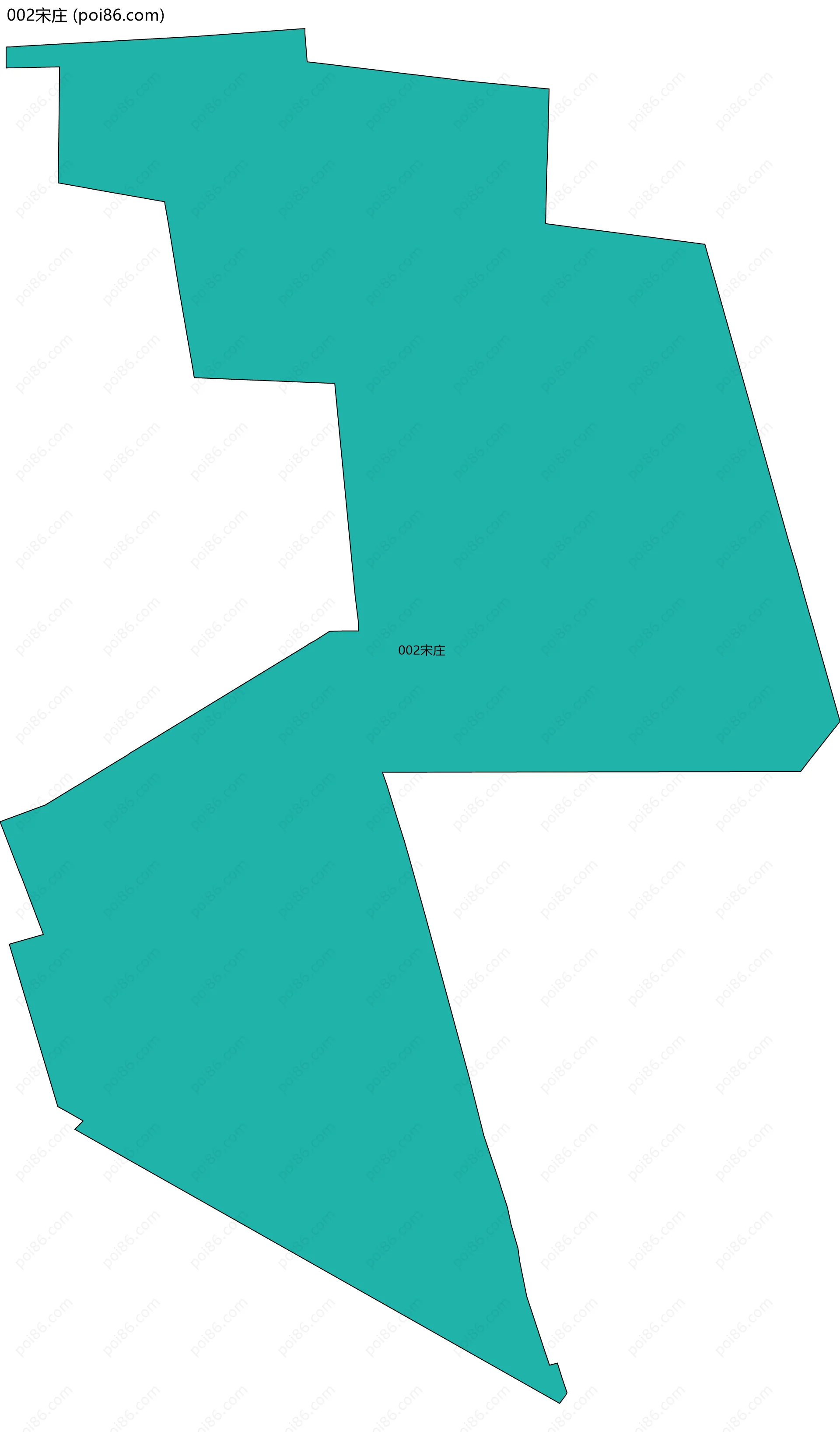 002宋庄边界地图