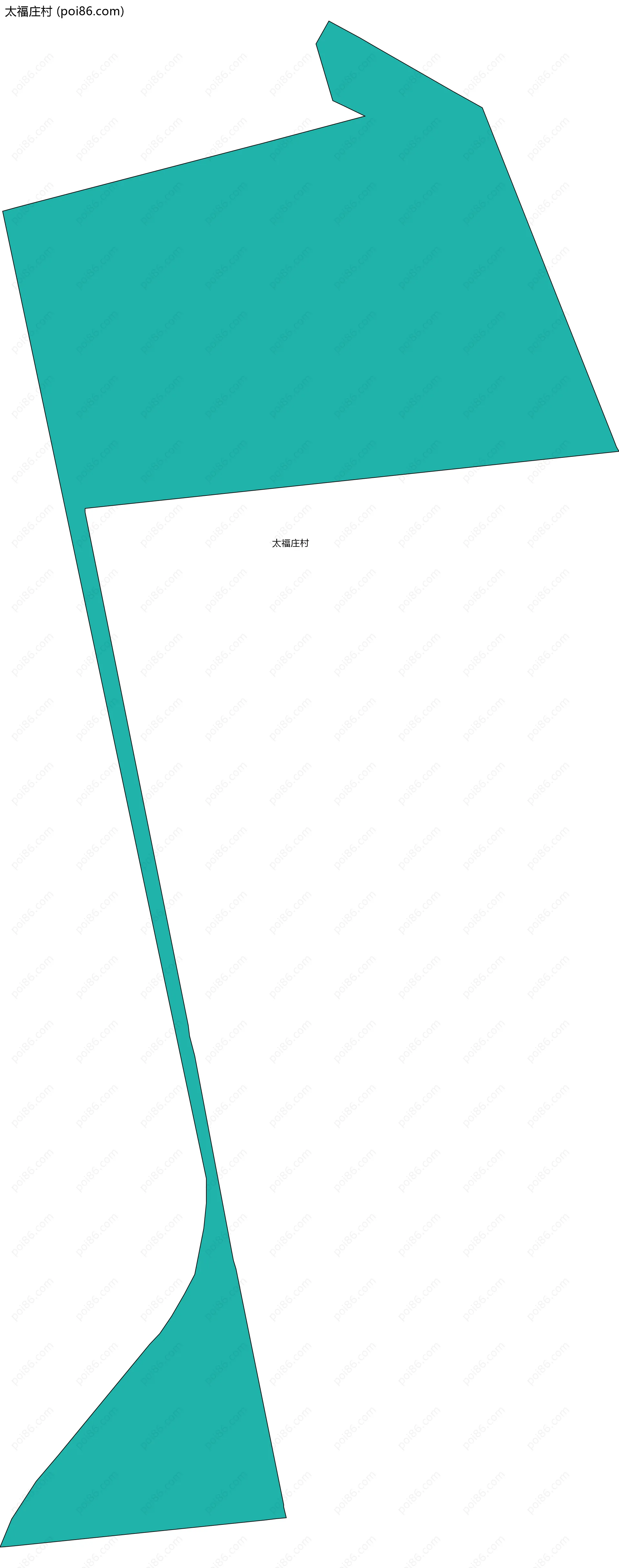 太福庄村边界地图