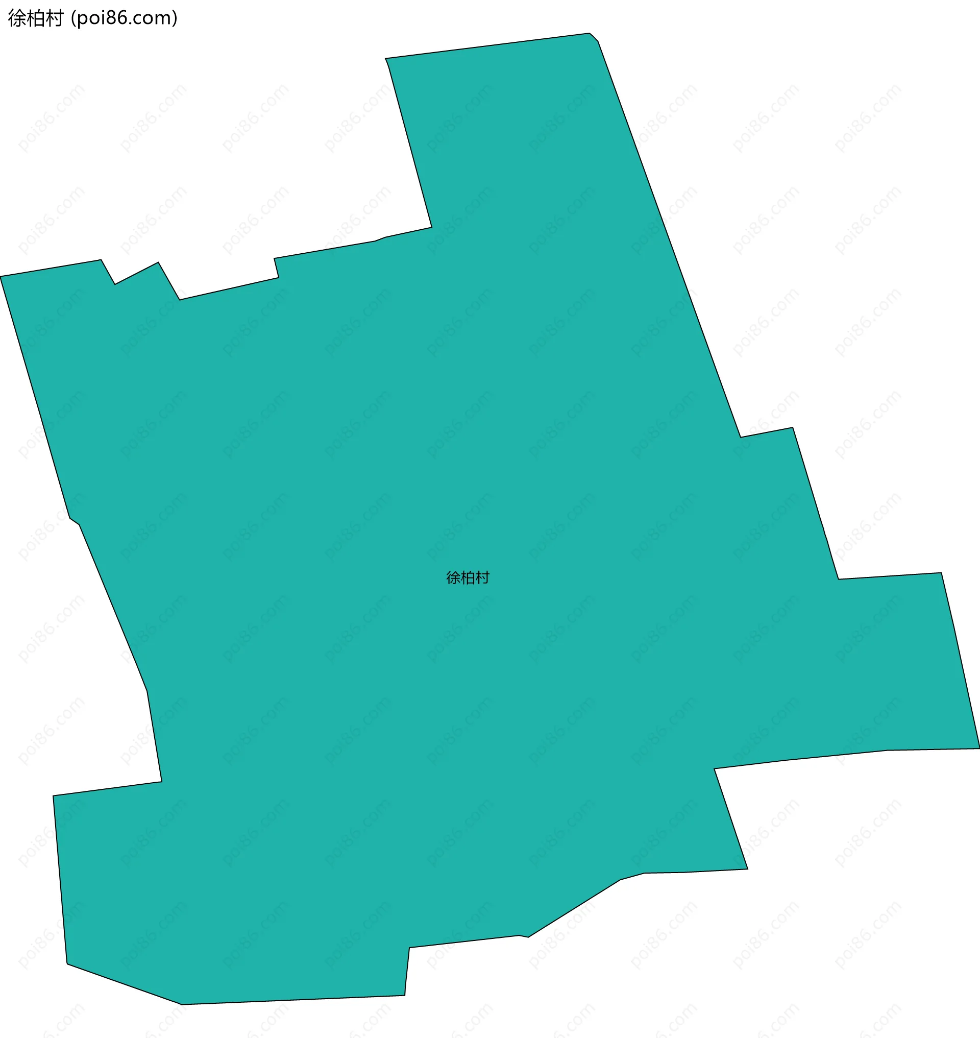 徐柏村边界地图
