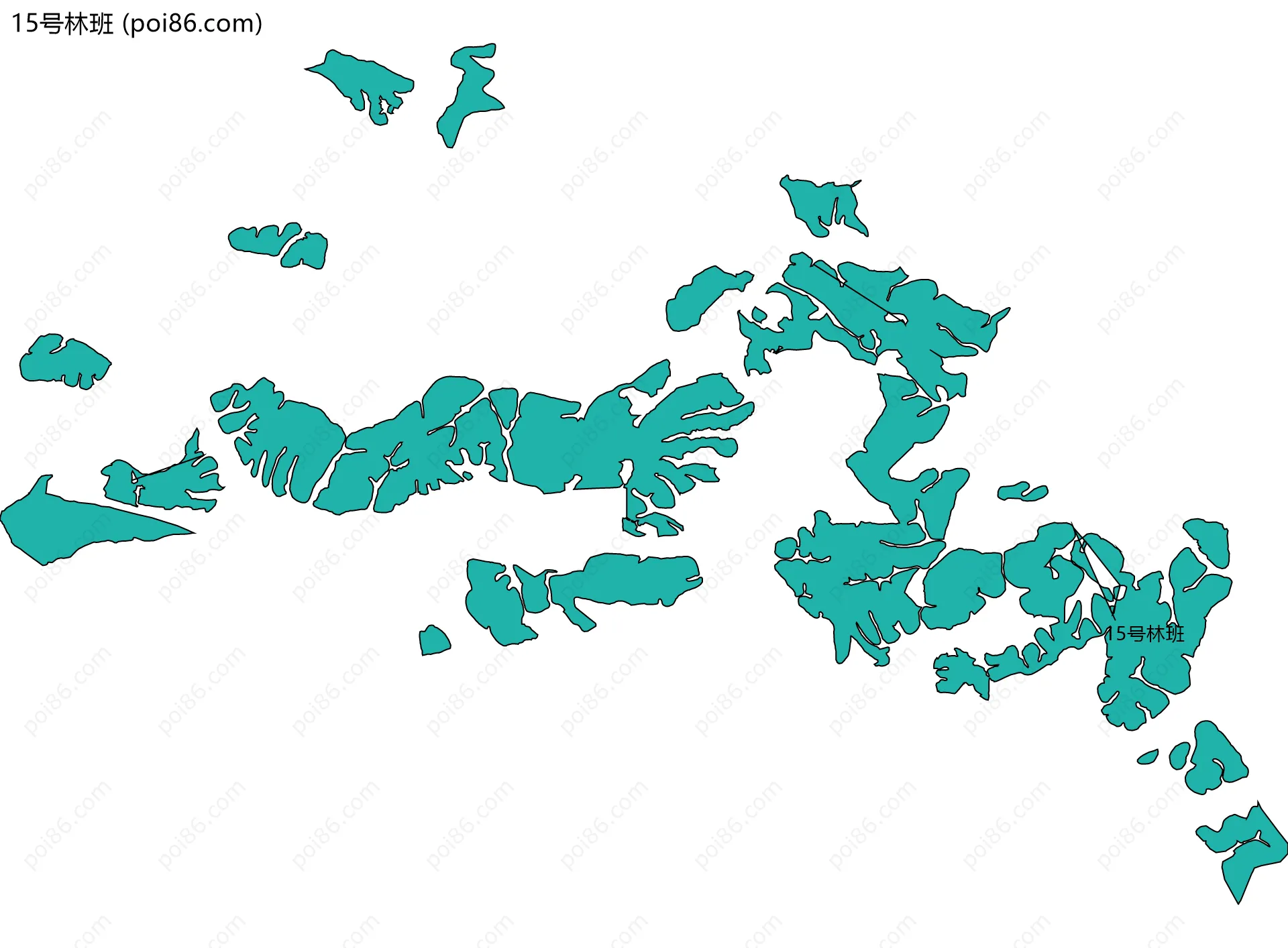 15号林班边界地图