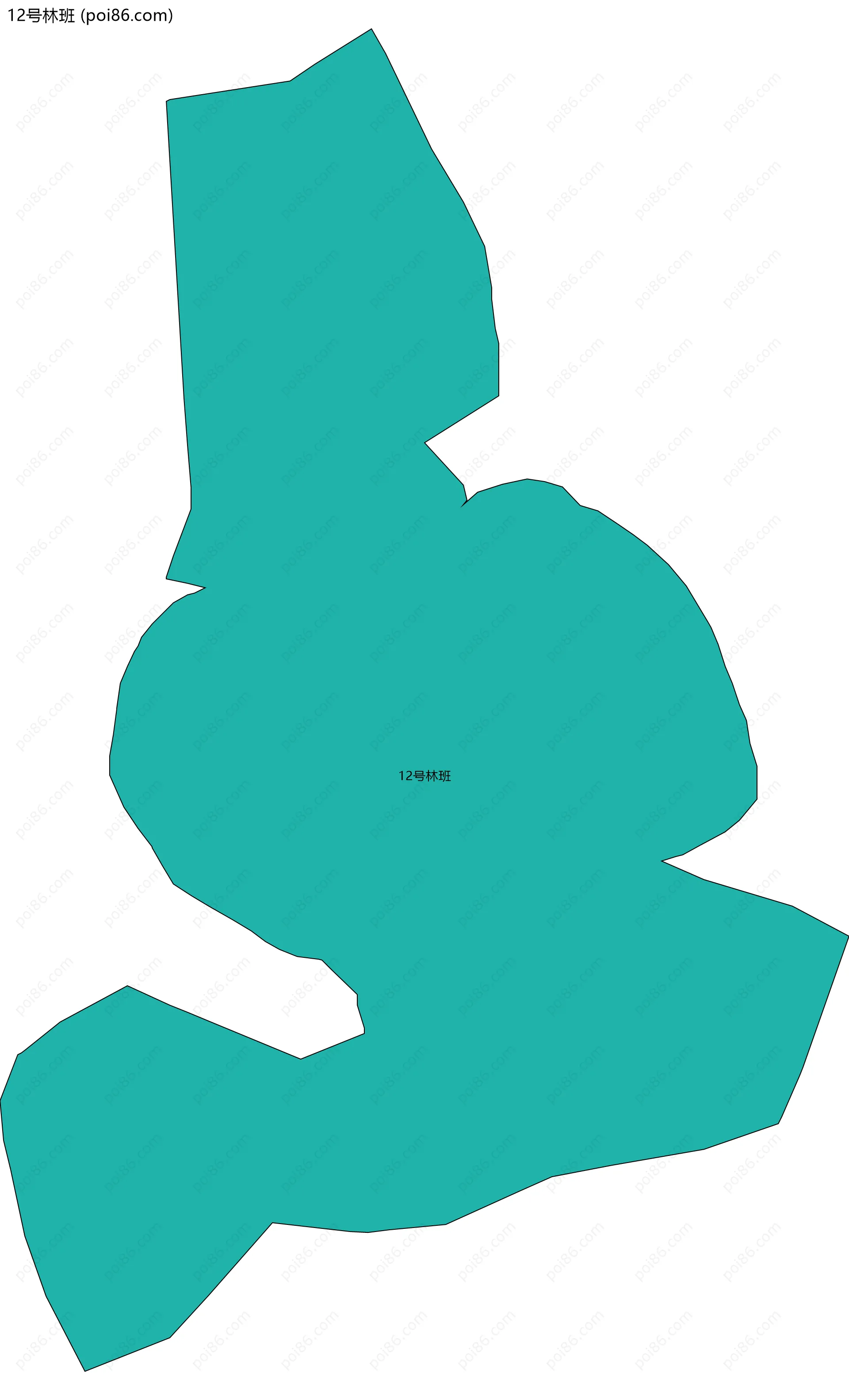 12号林班边界地图