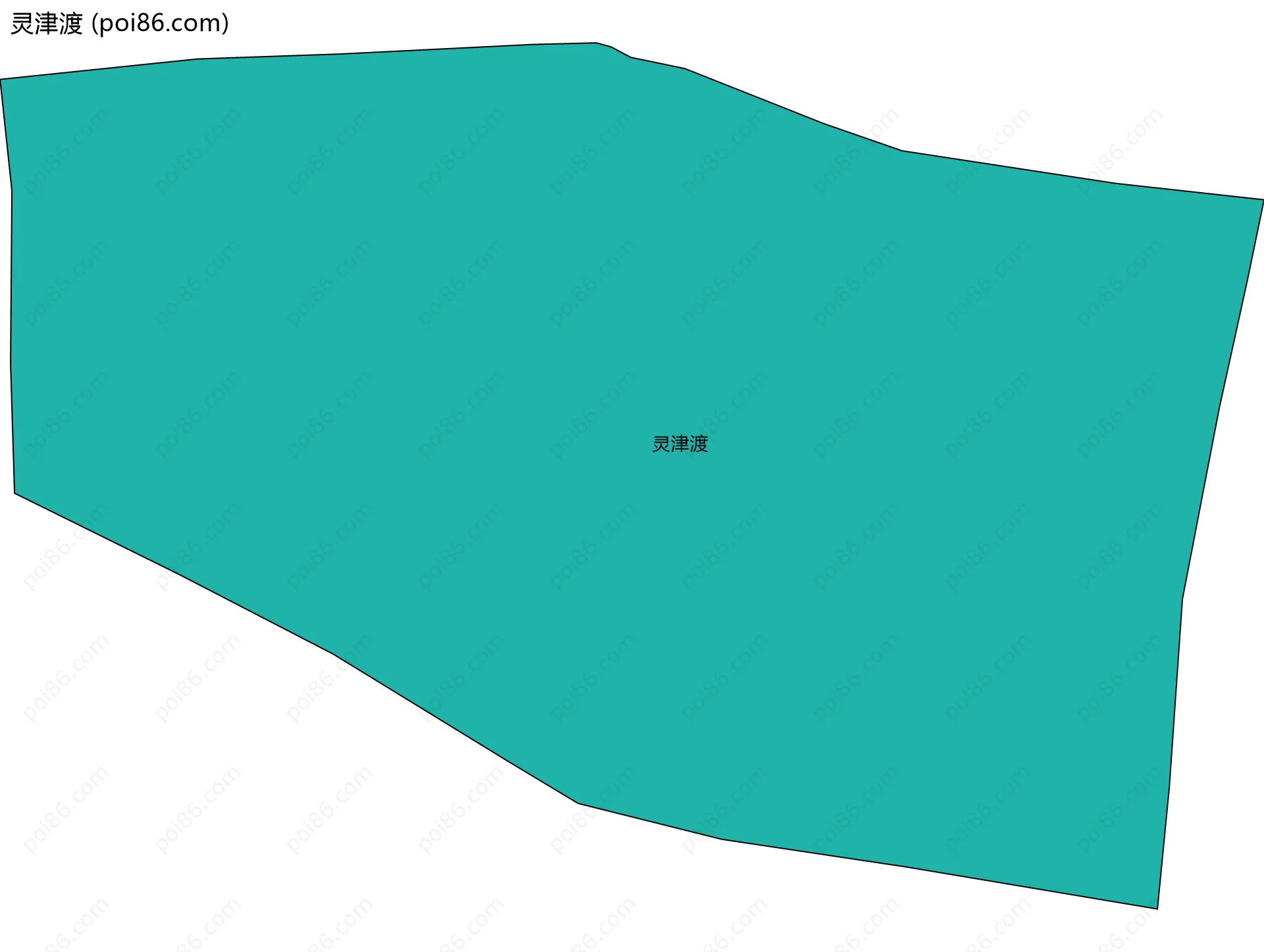 灵津渡边界地图