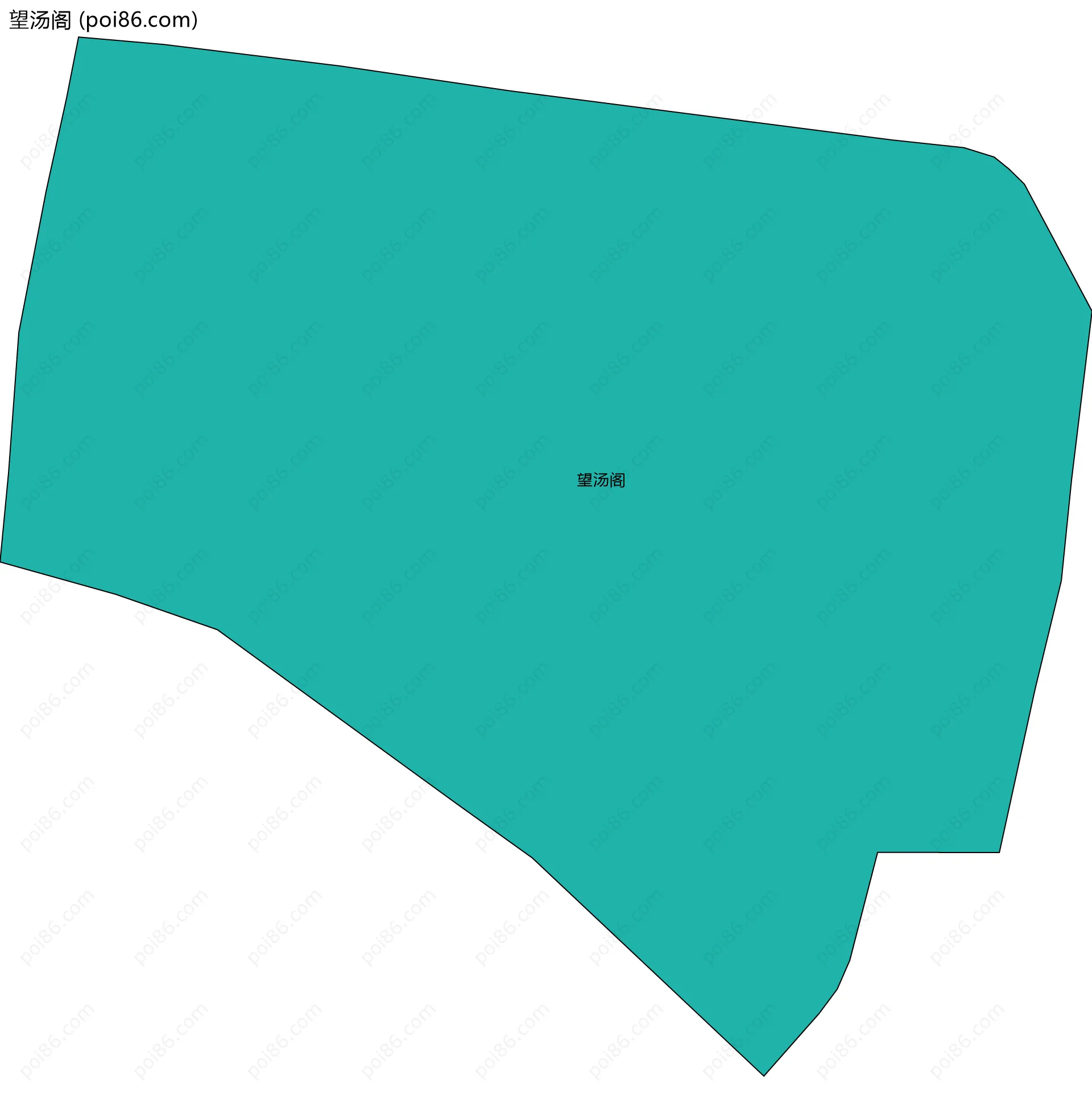 望汤阁边界地图