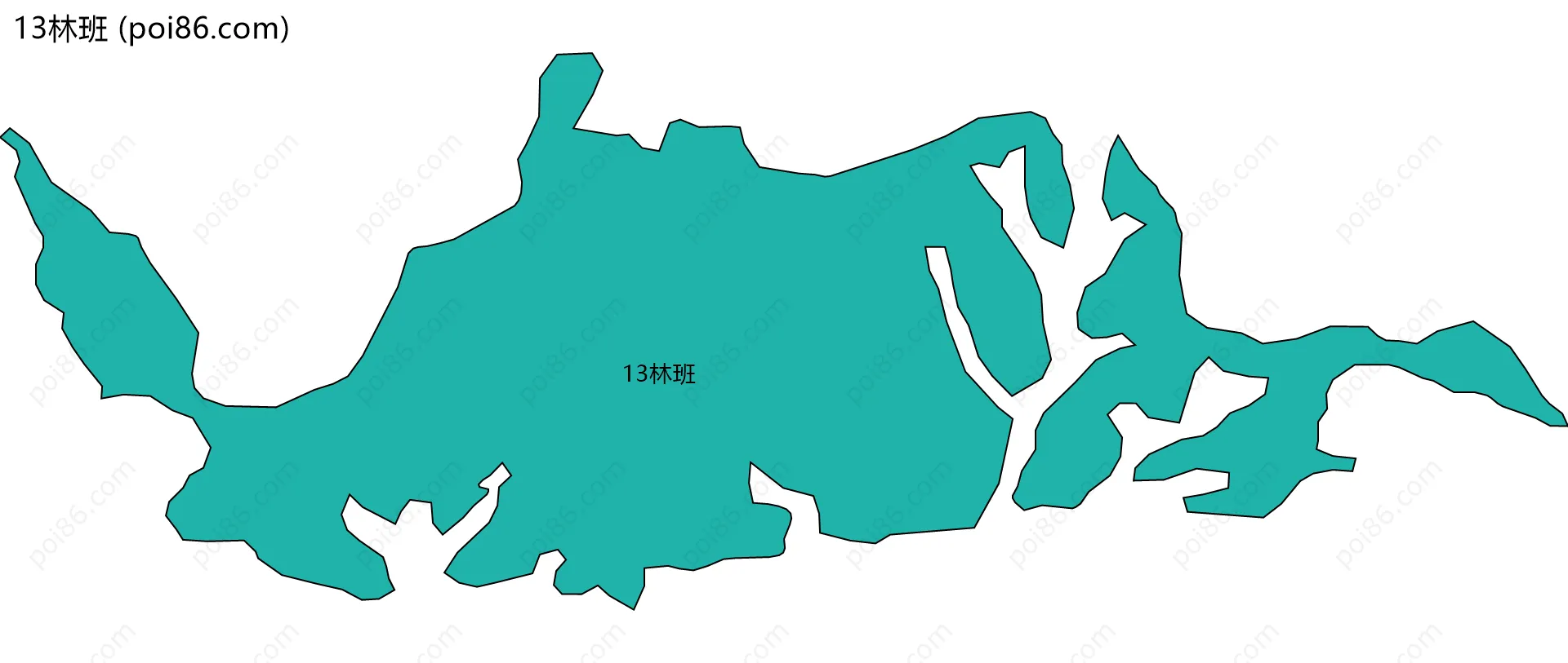 13林班边界地图