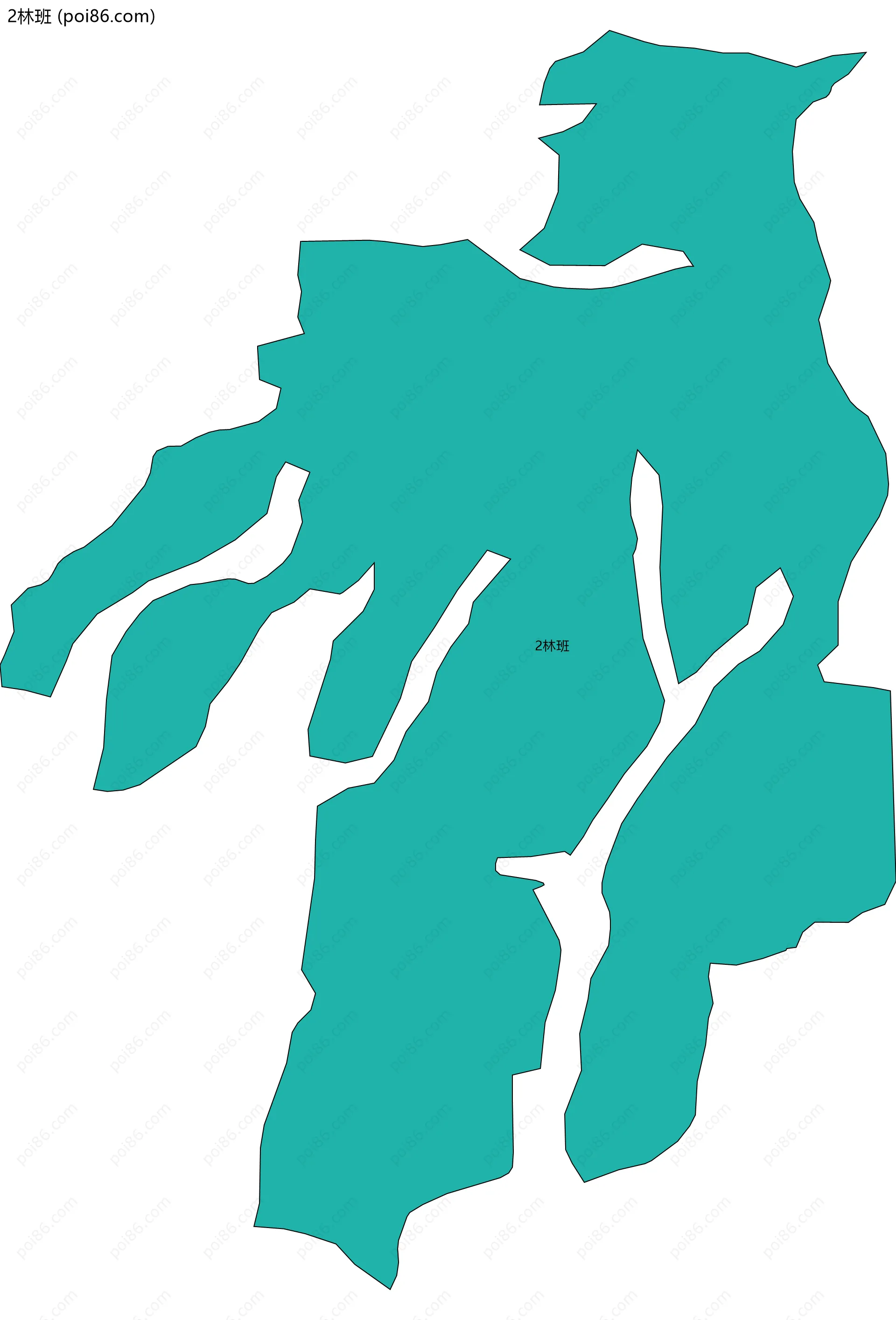 2林班边界地图