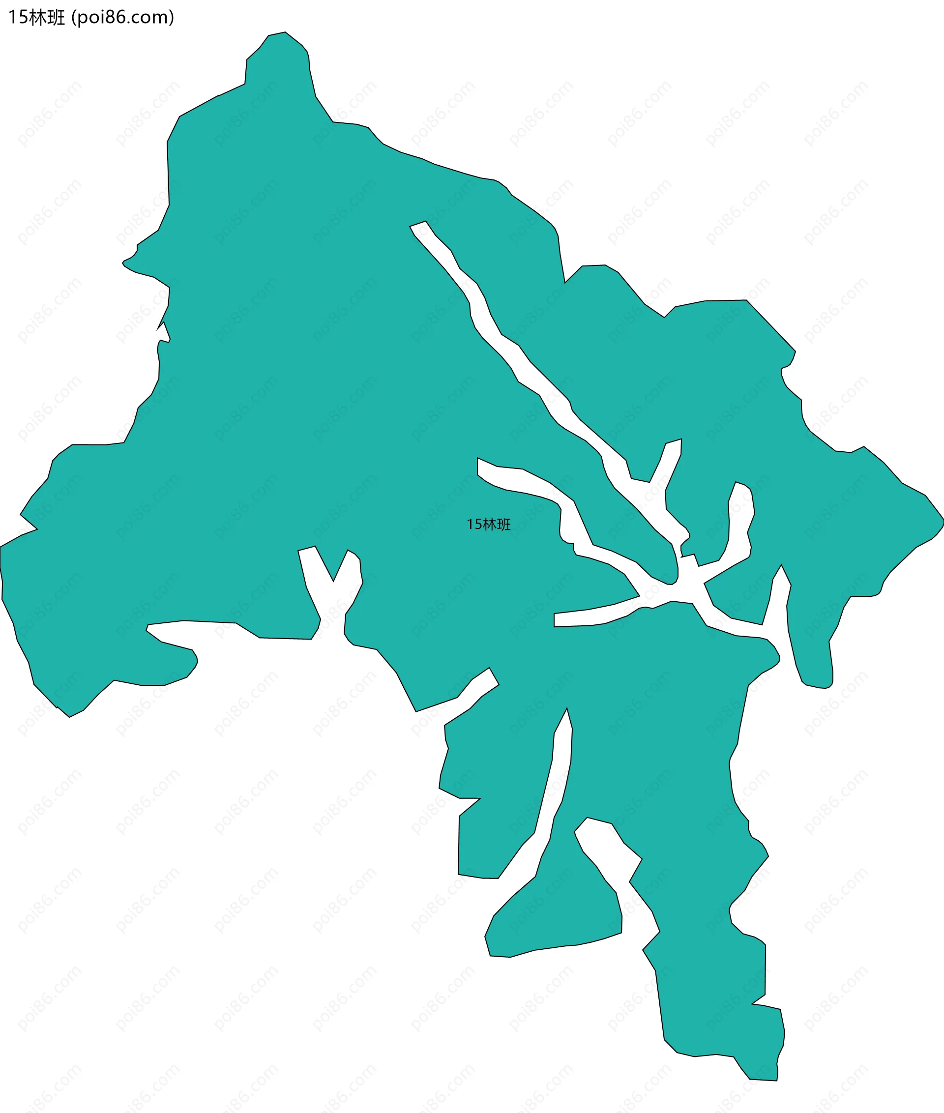 15林班边界地图