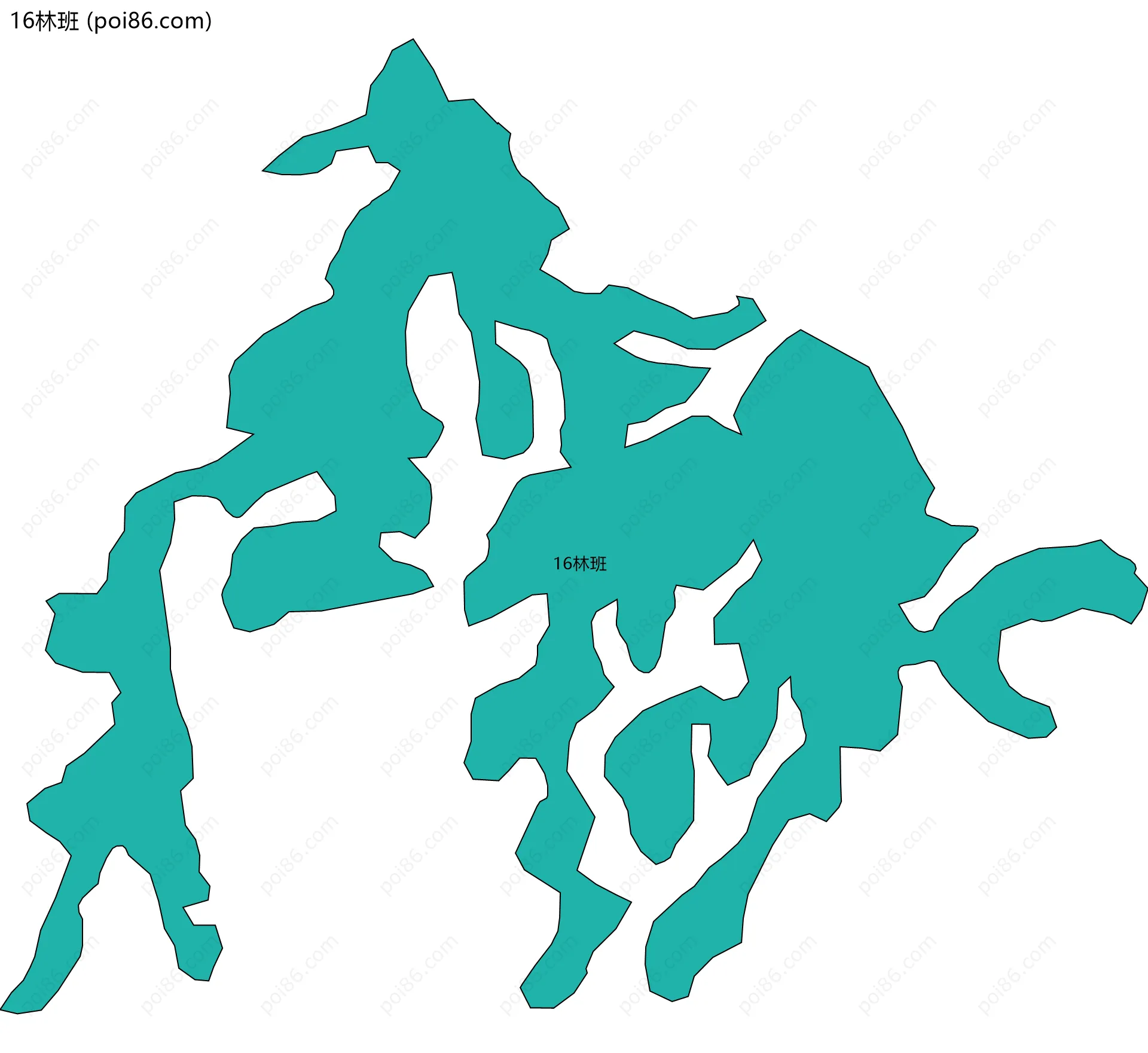 16林班边界地图