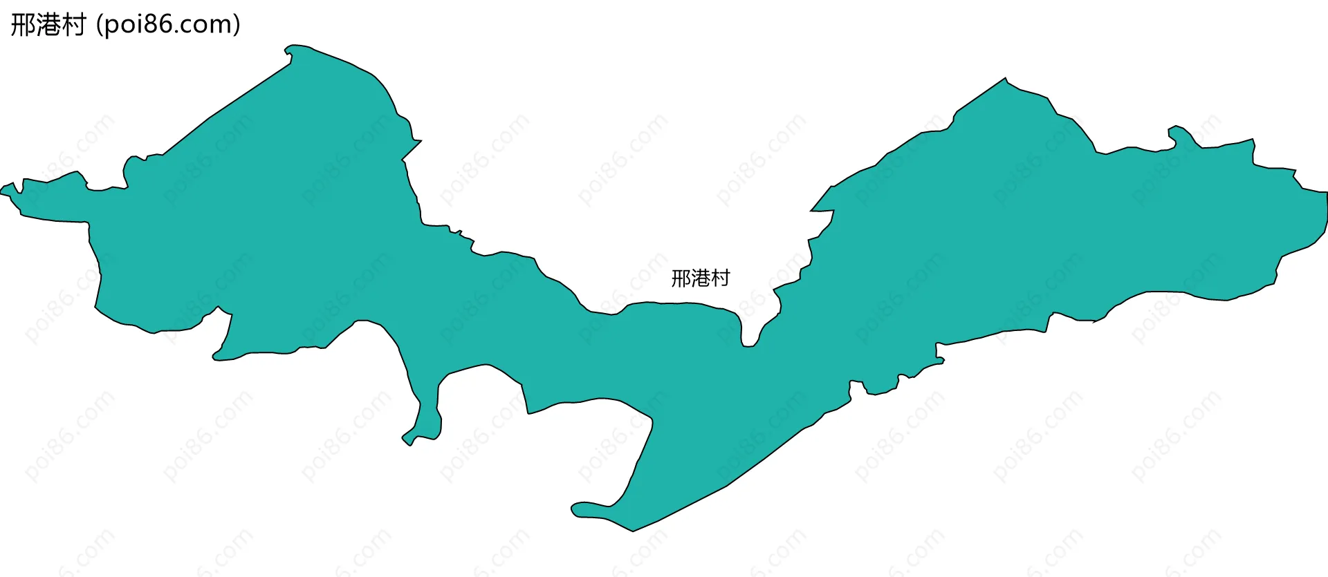 邢港村边界地图