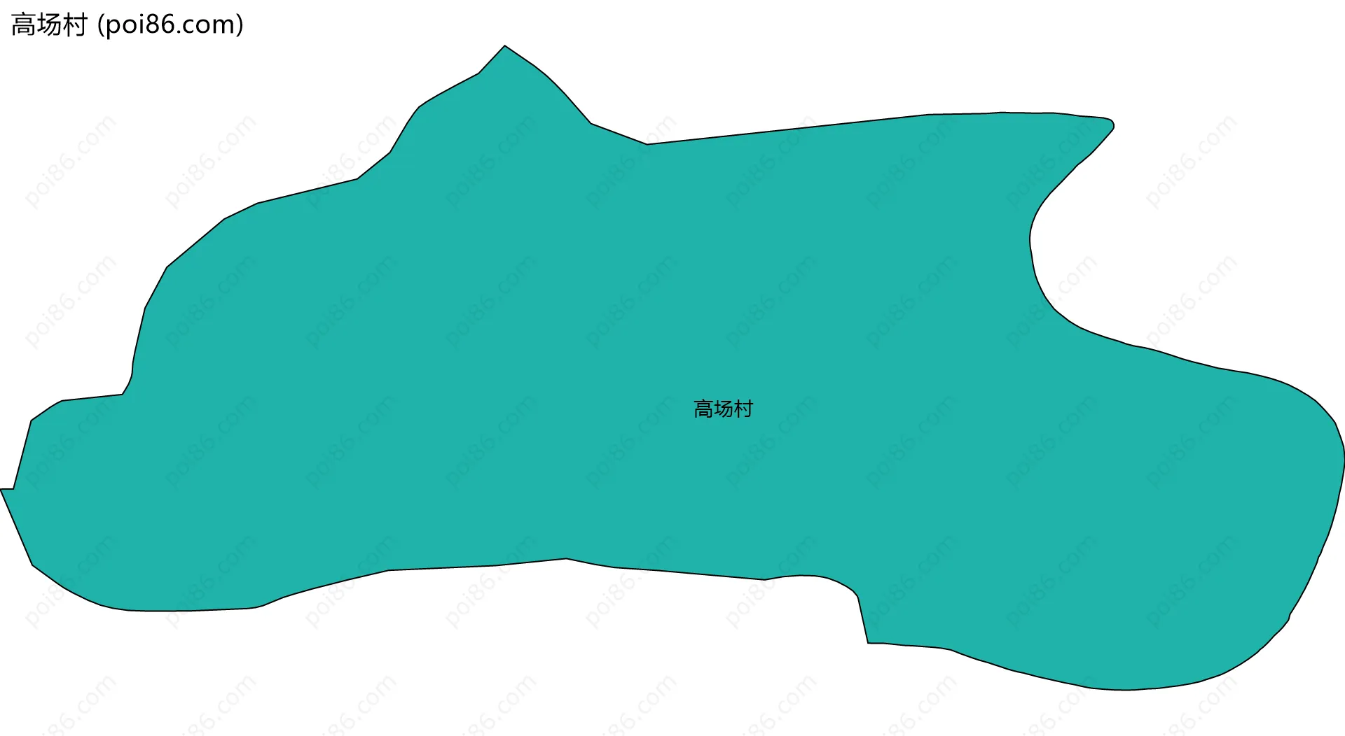 高场村边界地图