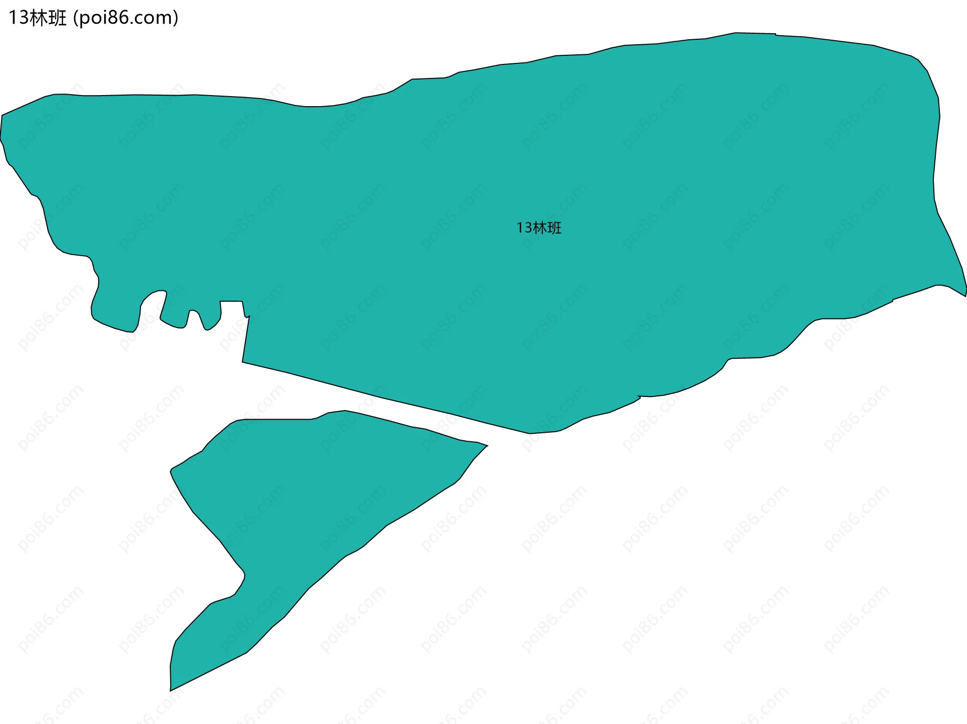 13林班边界地图