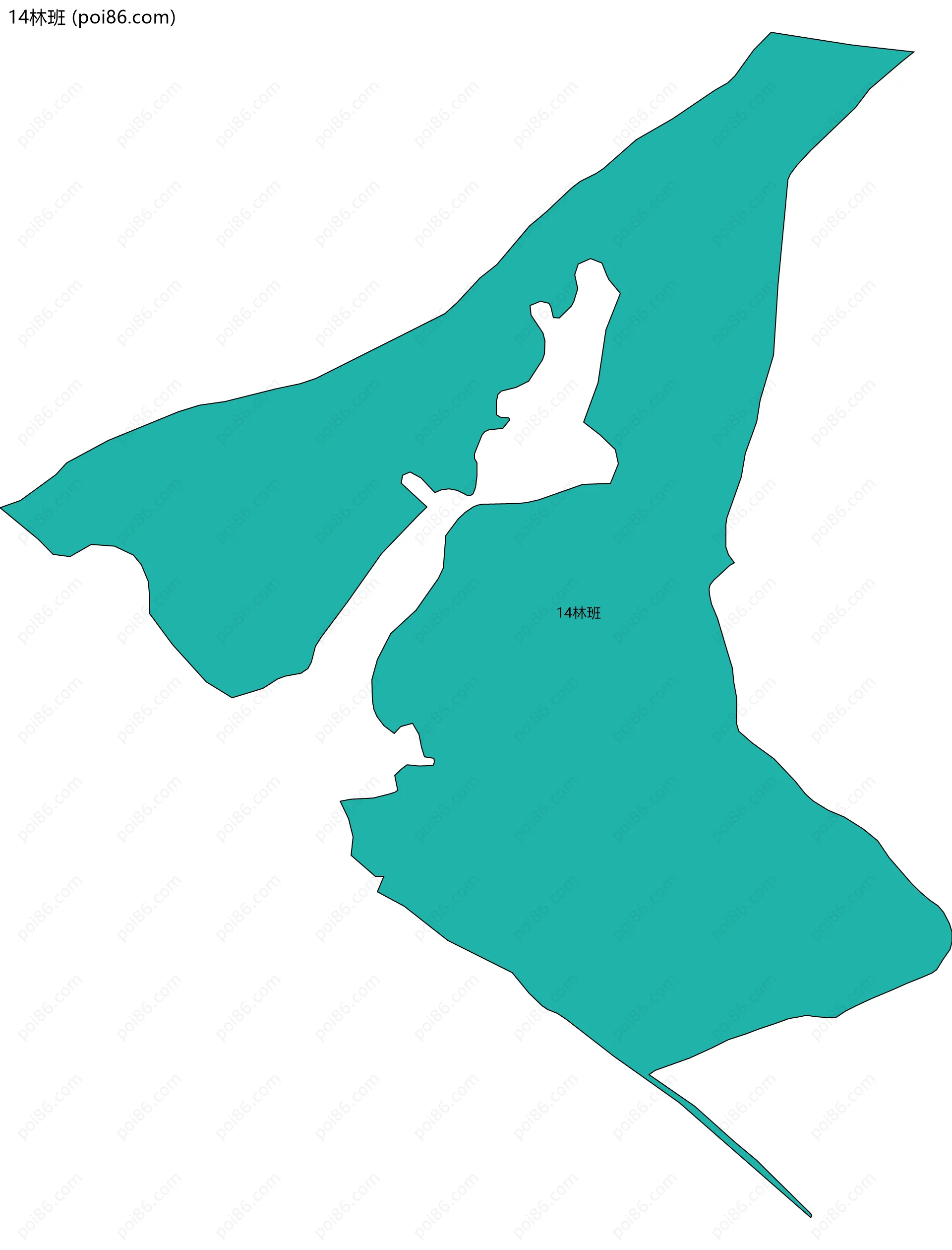 14林班边界地图