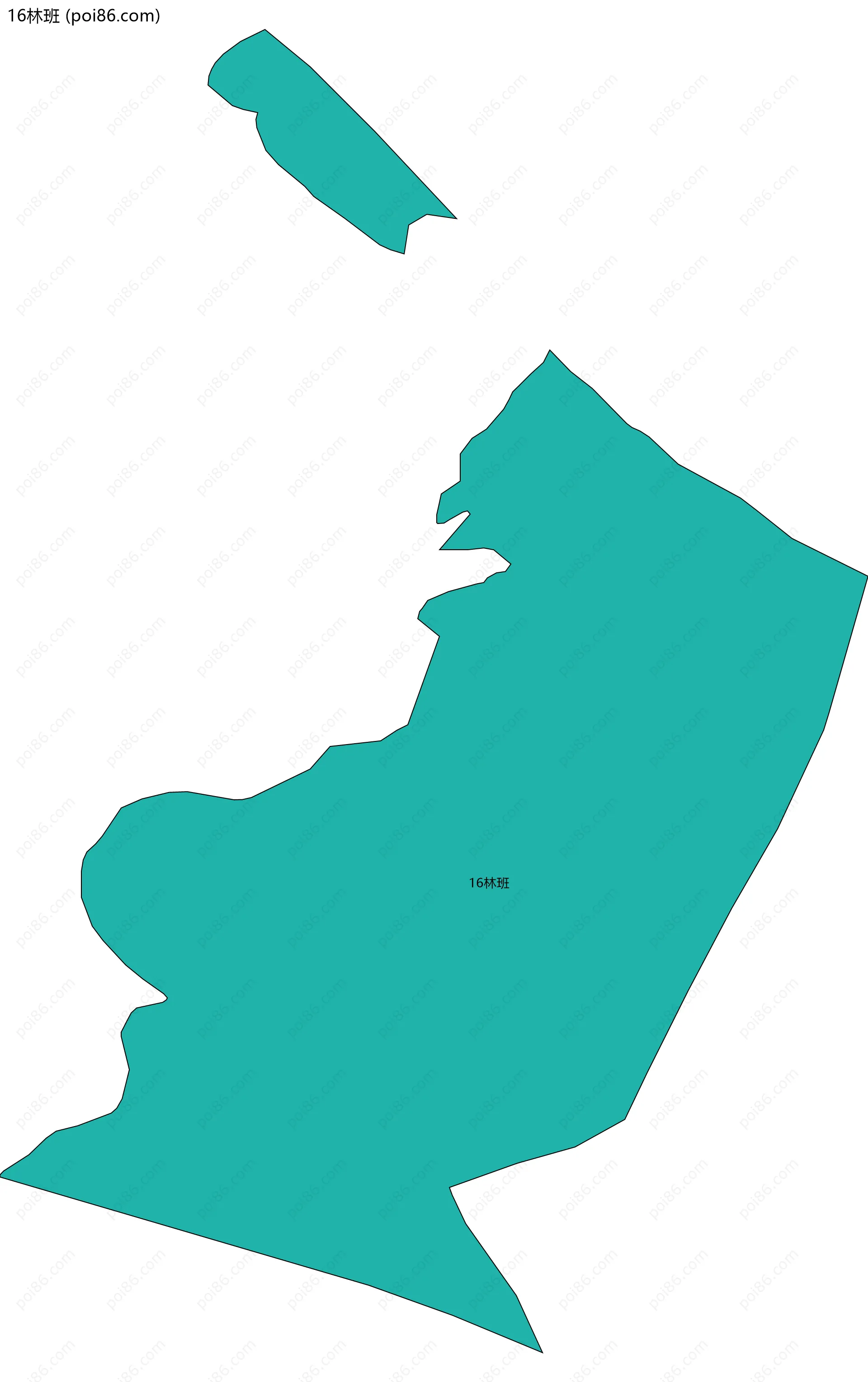 16林班边界地图