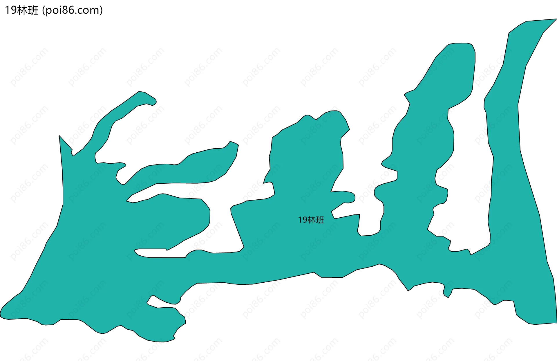 19林班边界地图