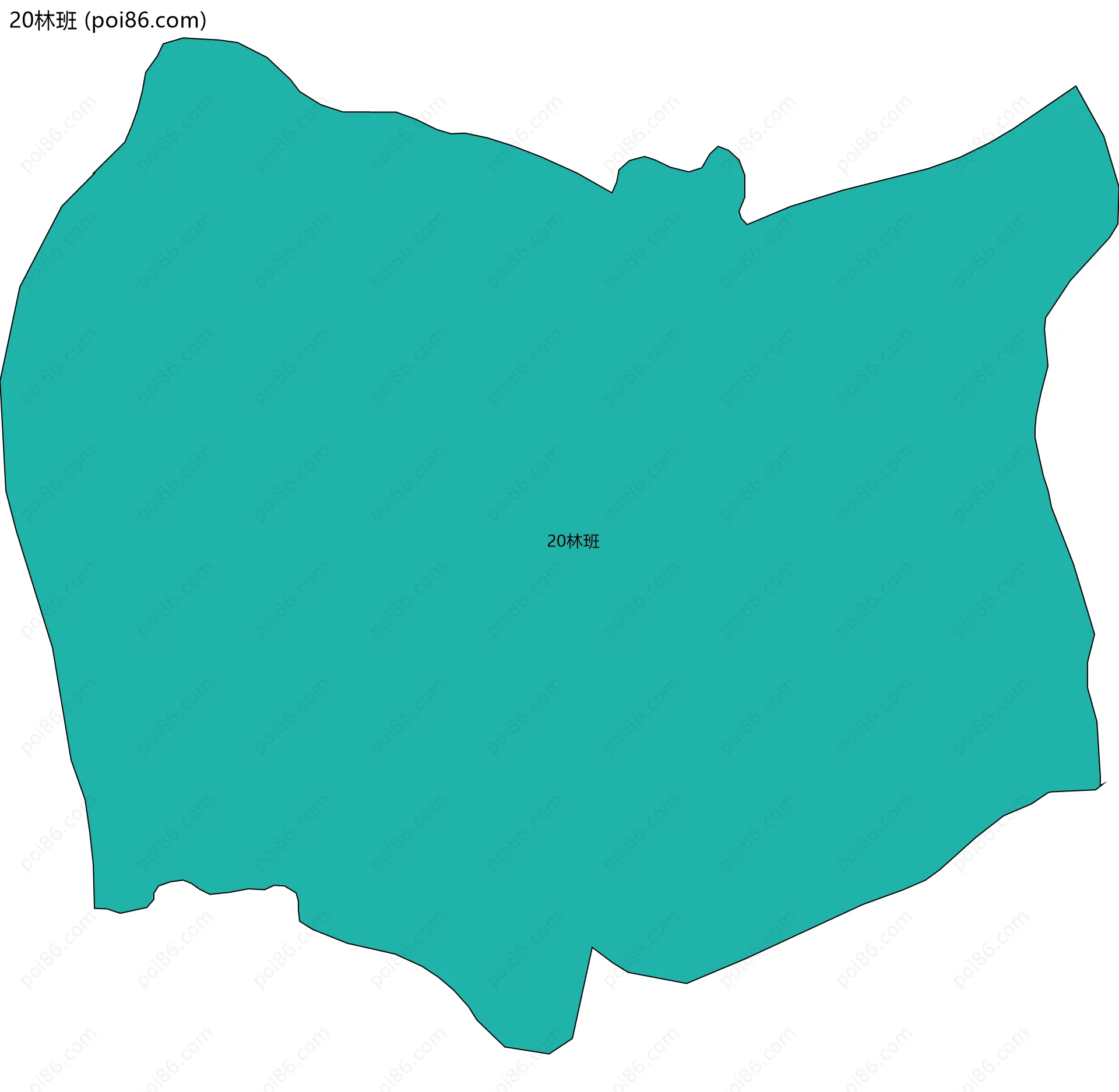 20林班边界地图