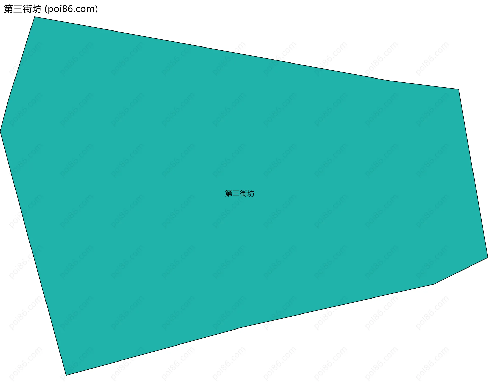 第三街坊边界地图