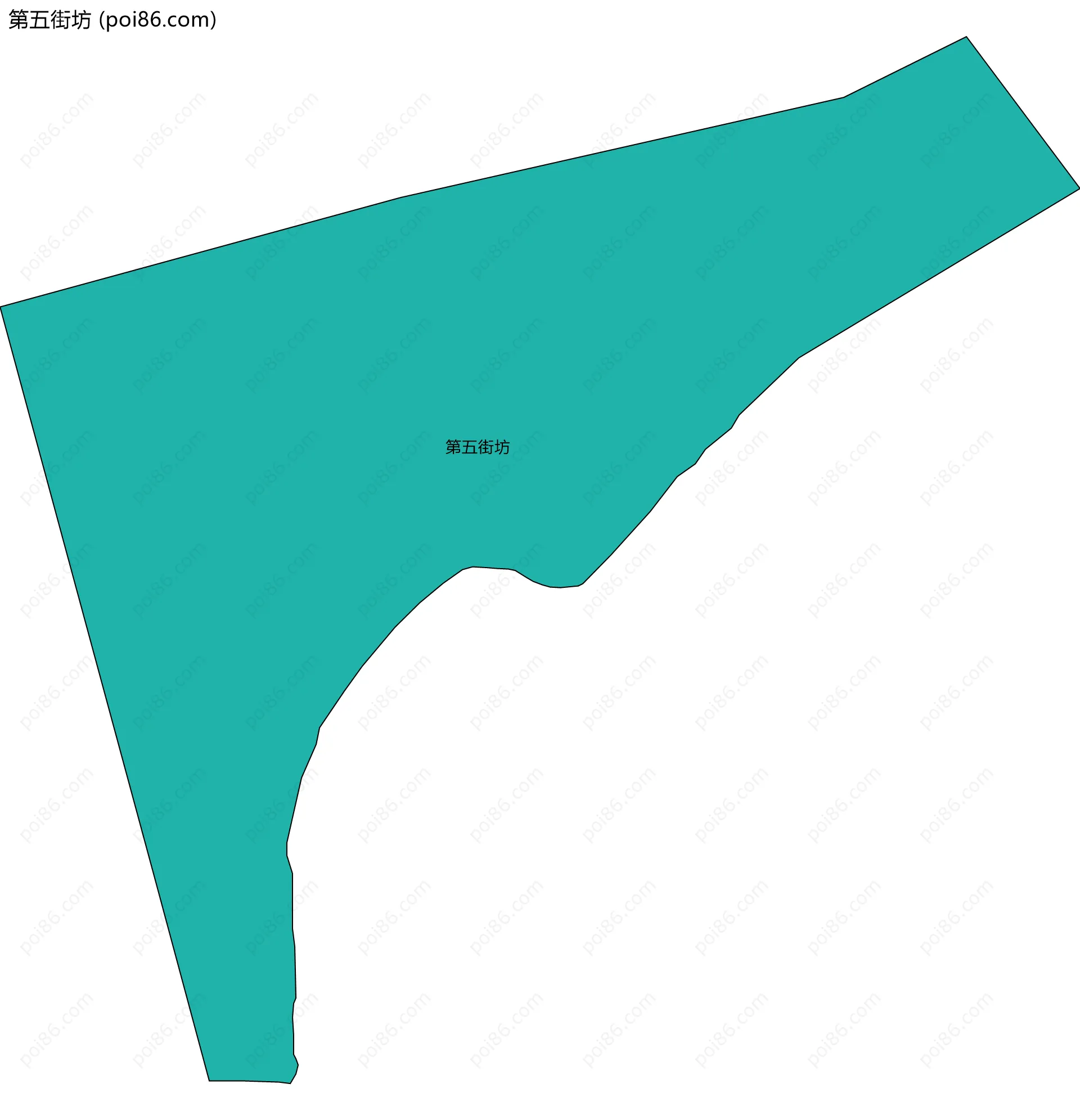 第五街坊边界地图