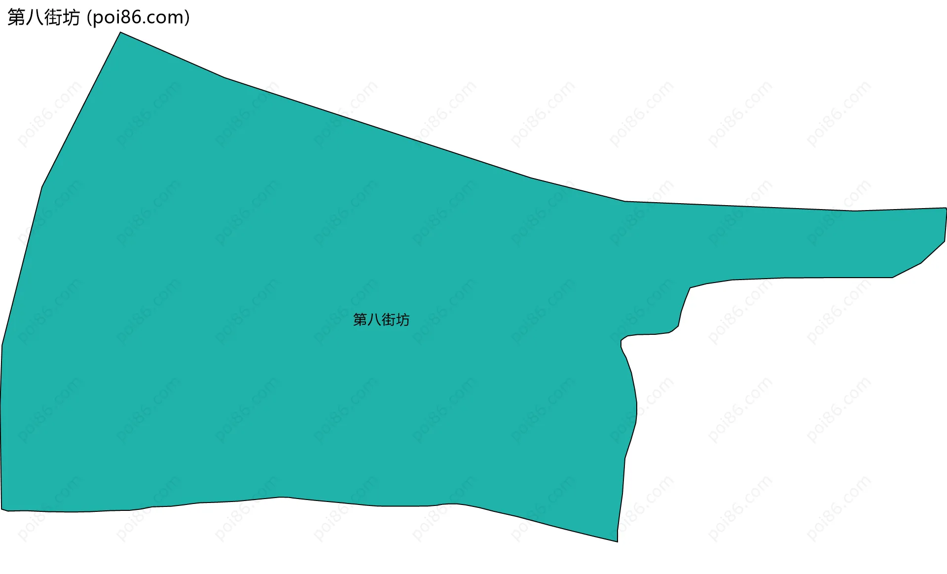 第八街坊边界地图