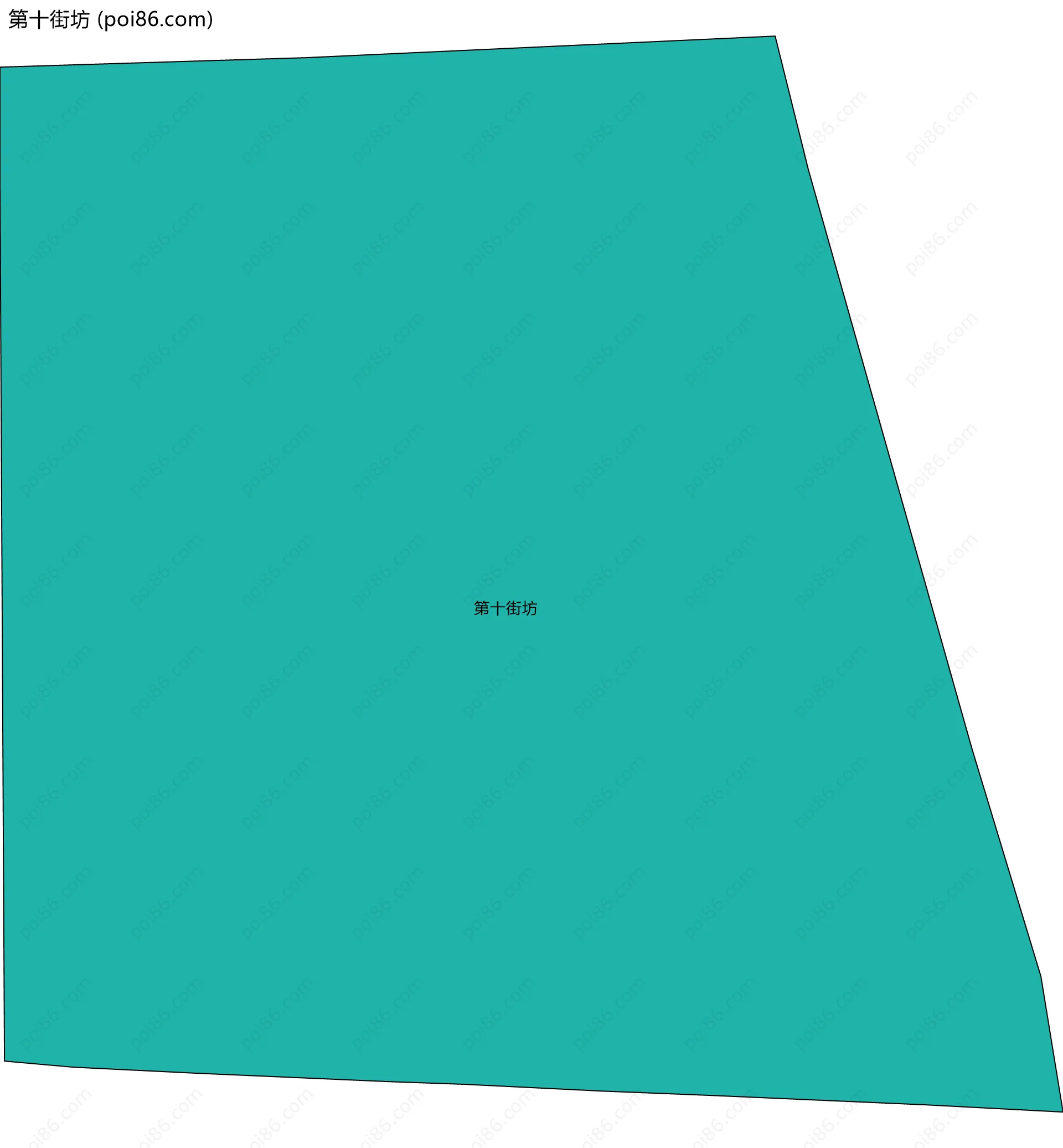 第十街坊边界地图