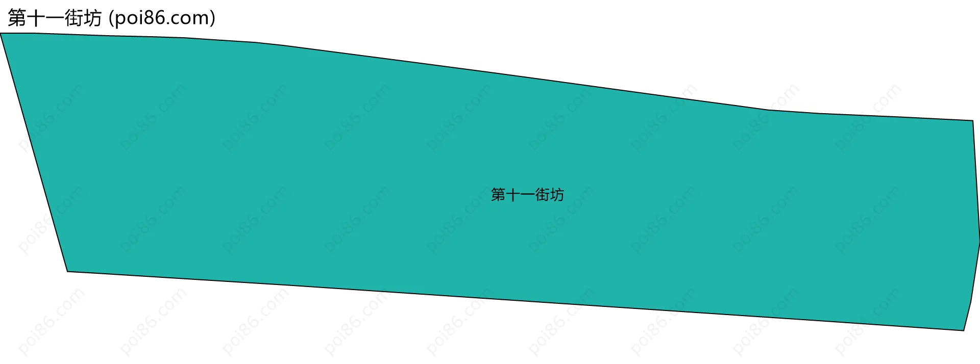 第十一街坊边界地图