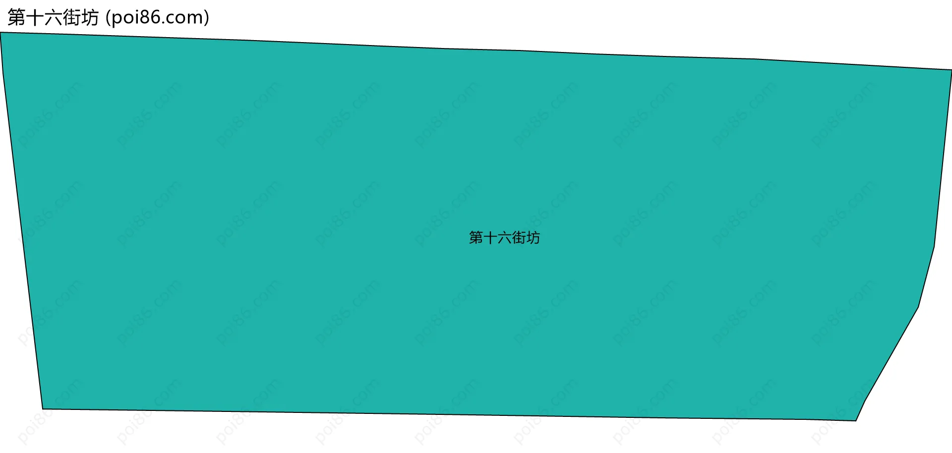 第十六街坊边界地图