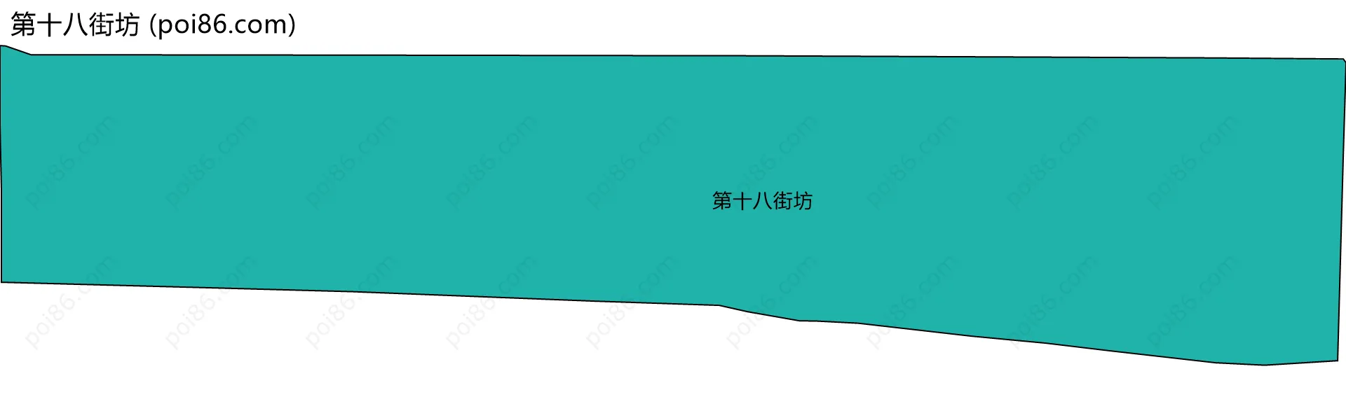 第十八街坊边界地图