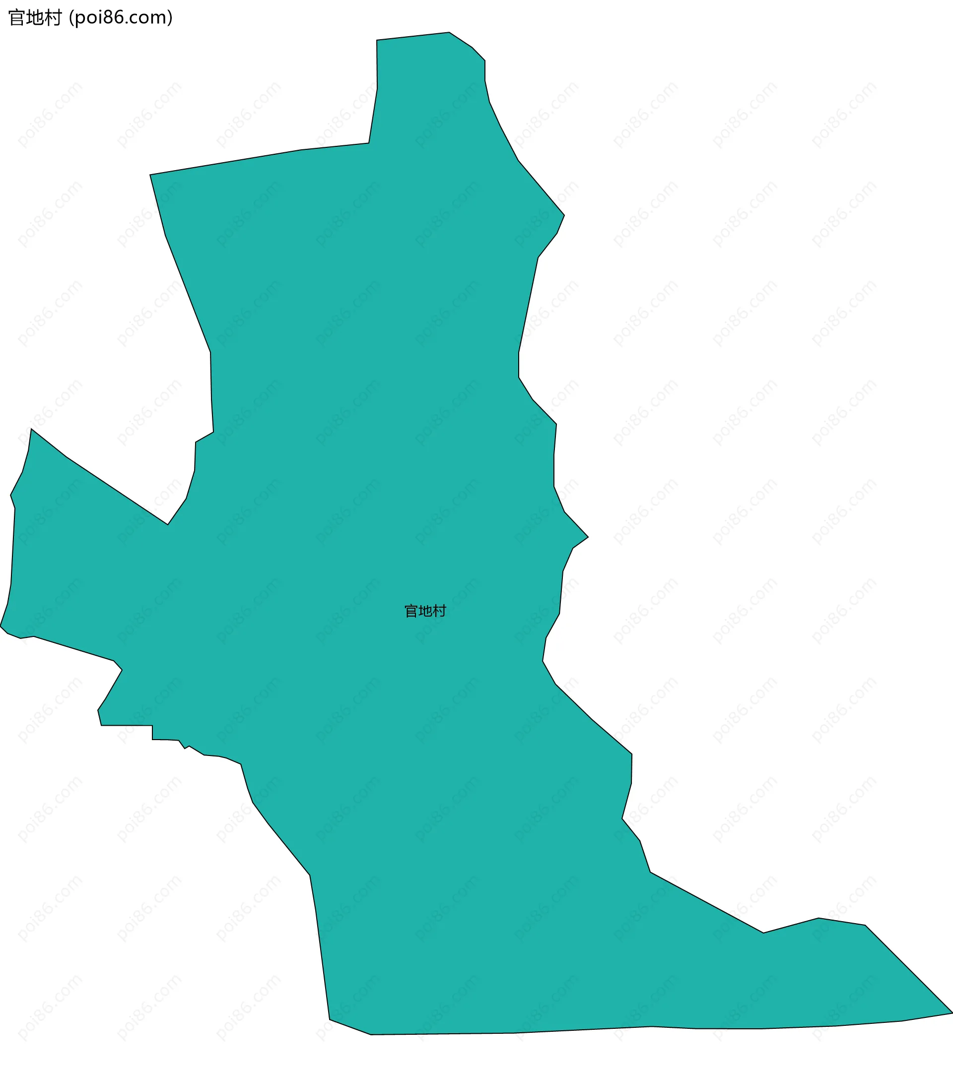 官地村边界地图