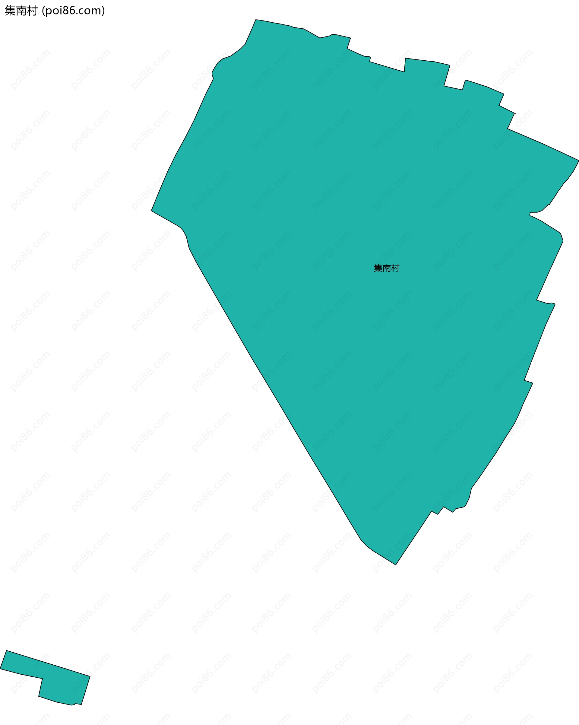集南村边界地图
