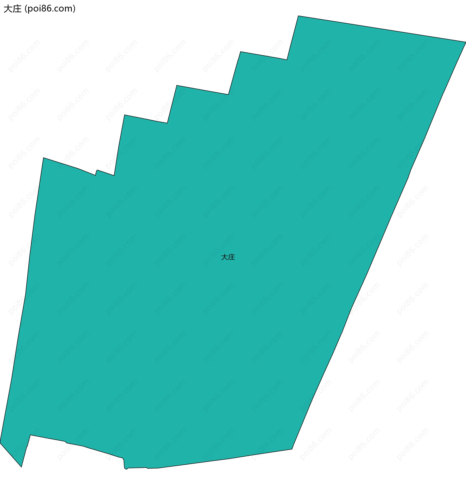 大庄边界地图