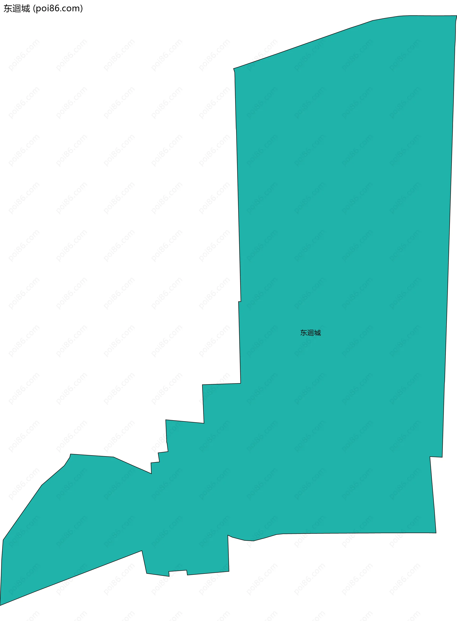 东迴城边界地图