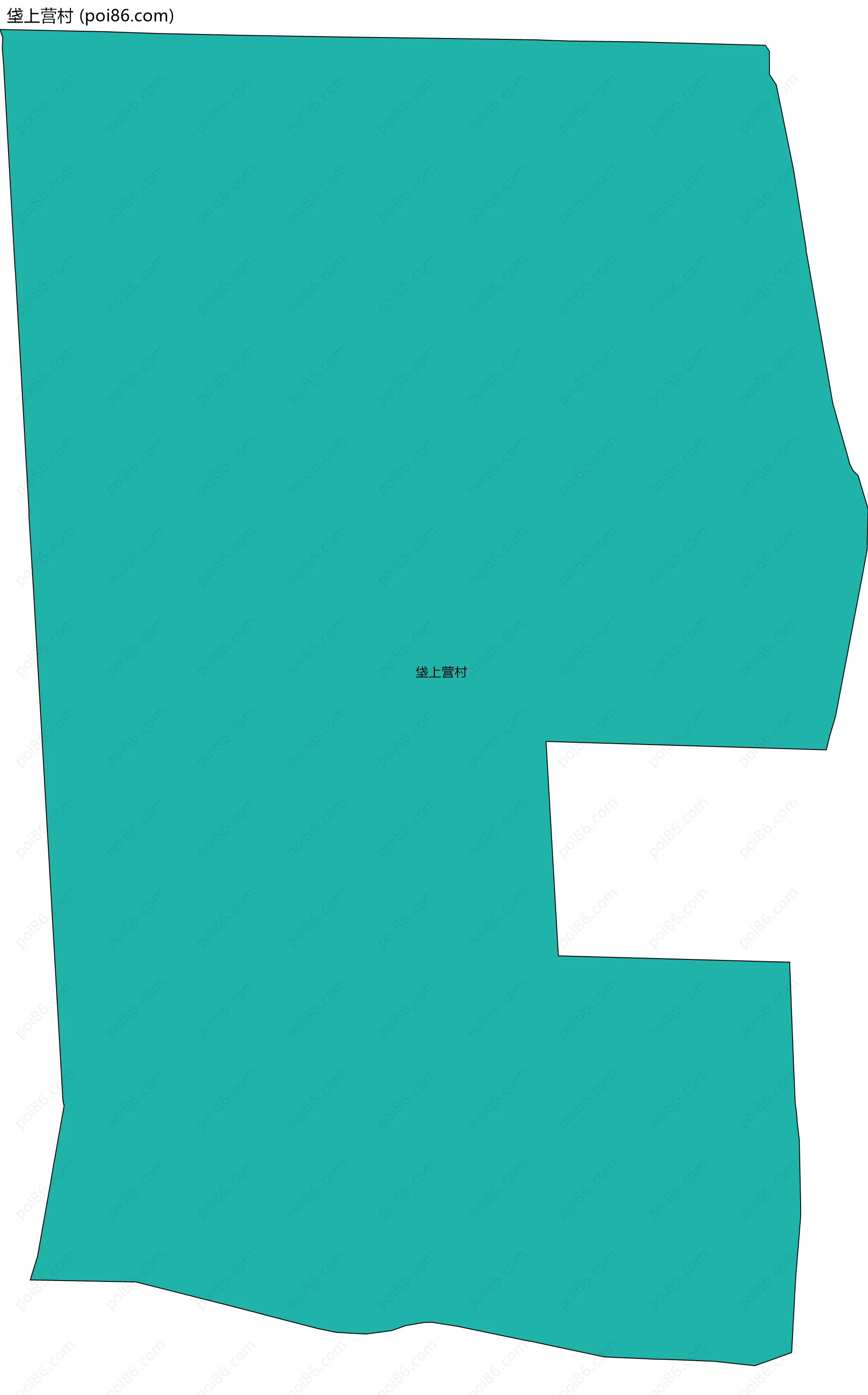 垡上营村边界地图