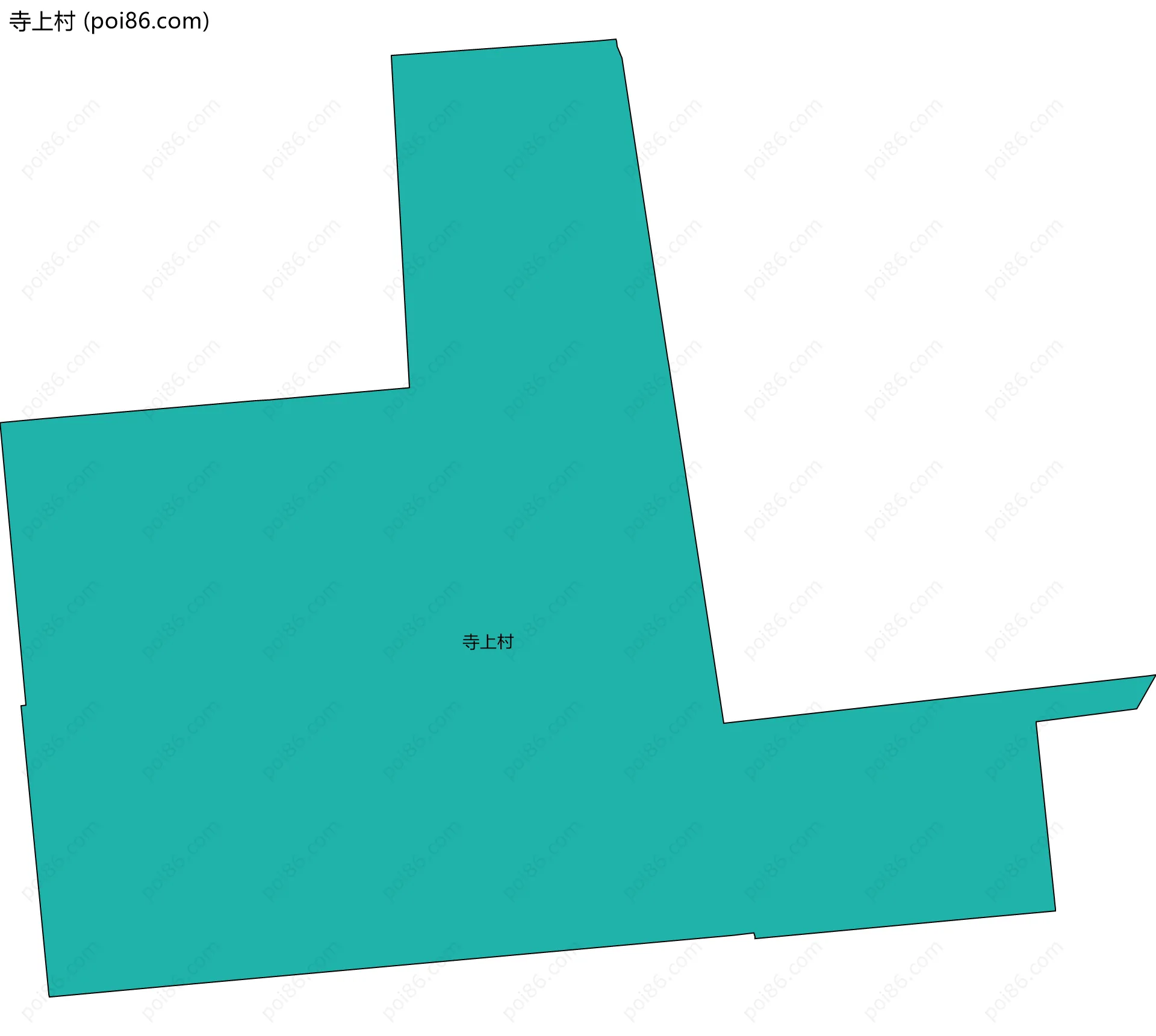 寺上村边界地图