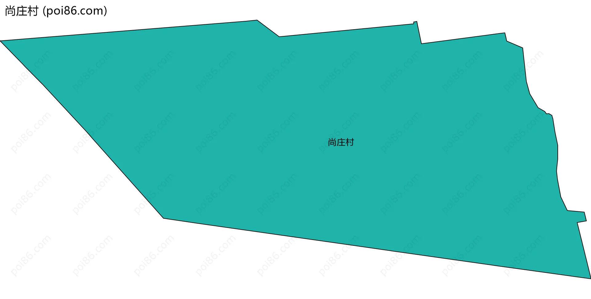 尚庄村边界地图