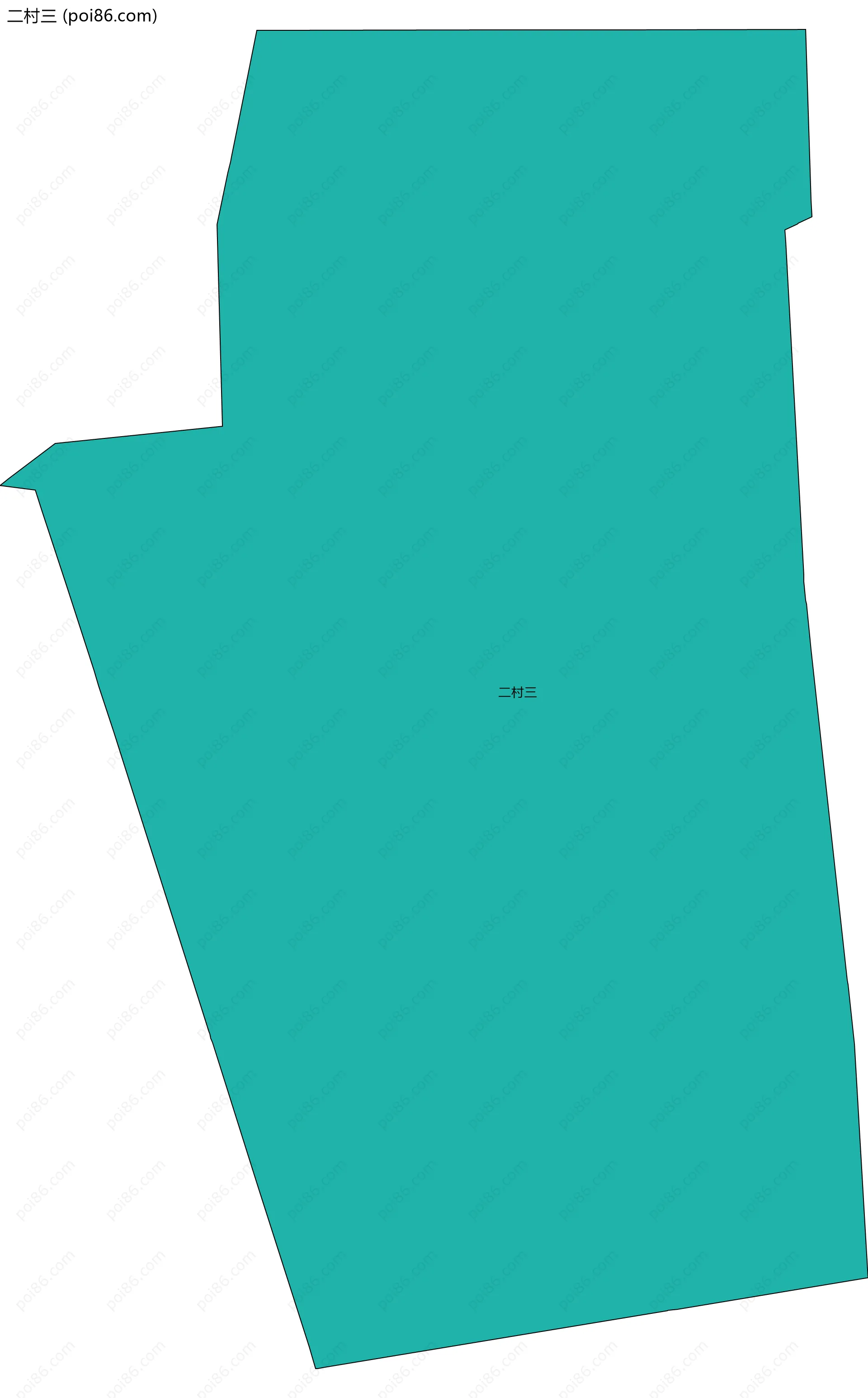 二村三边界地图