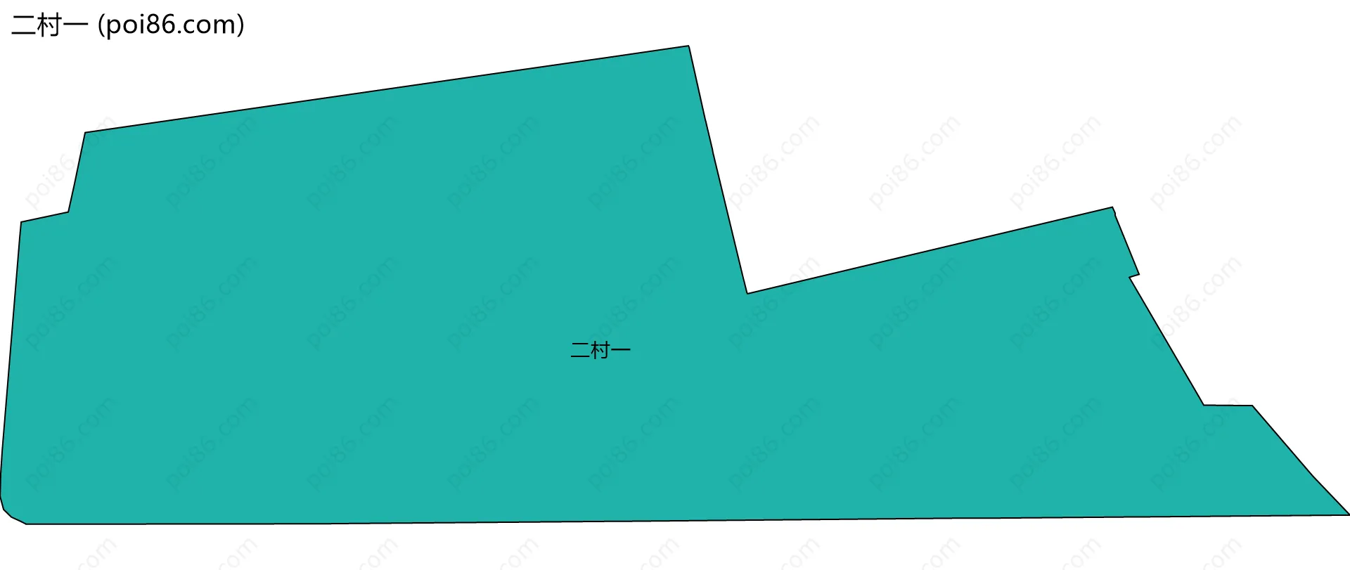 二村一边界地图