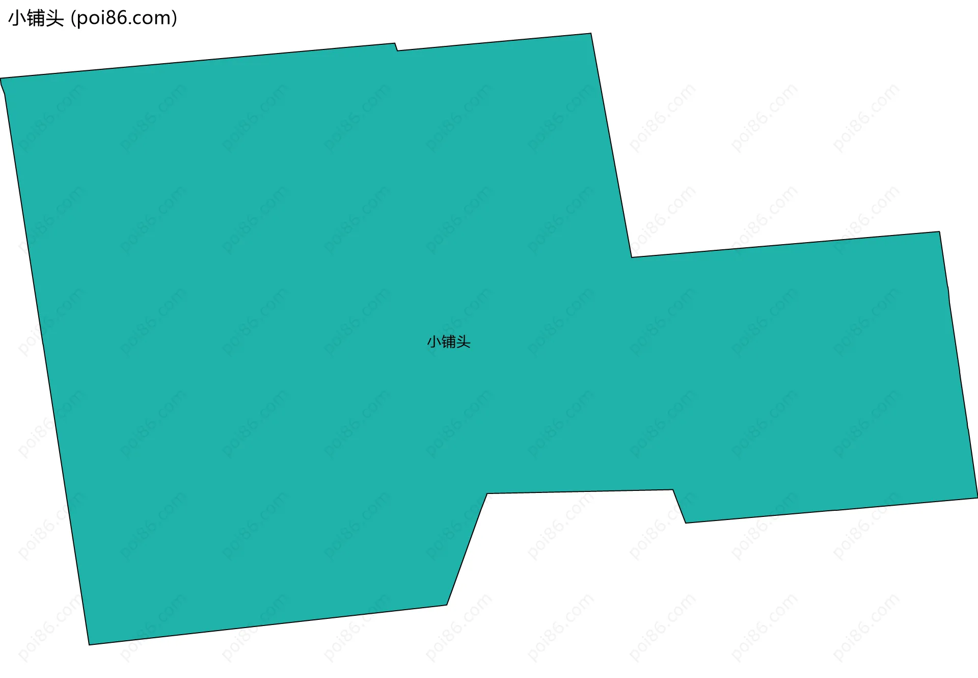 小铺头边界地图