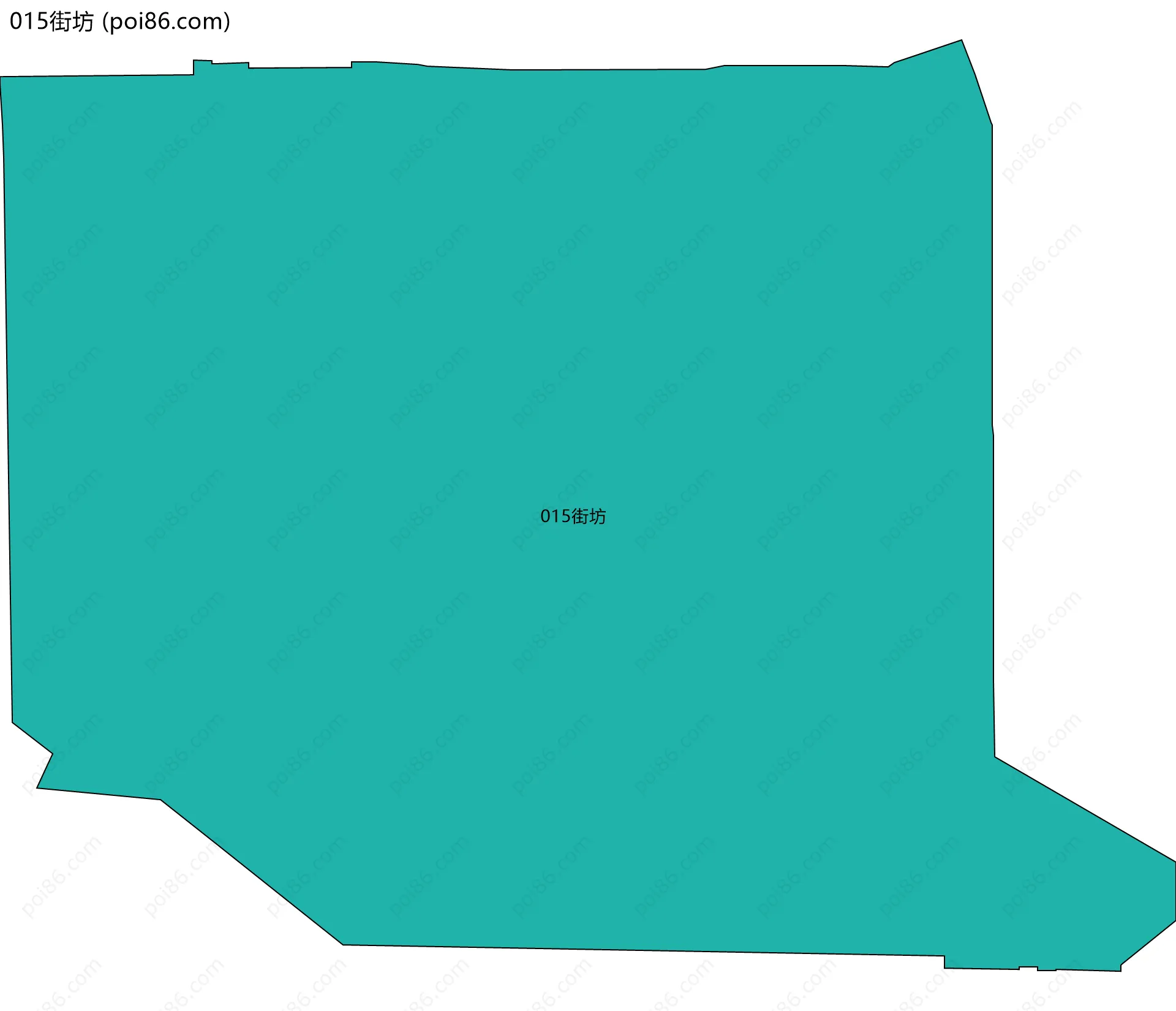 015街坊边界地图