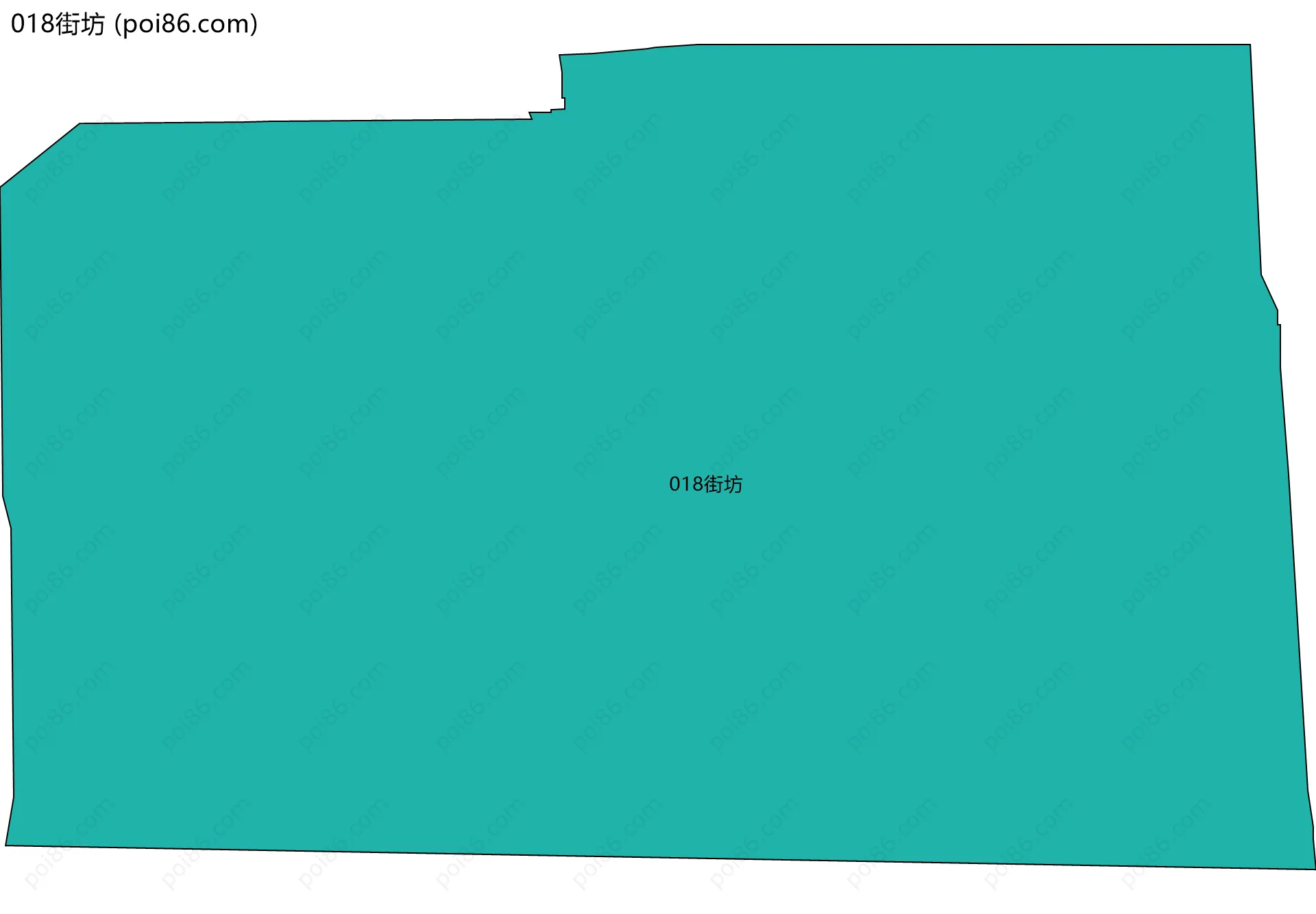 018街坊边界地图