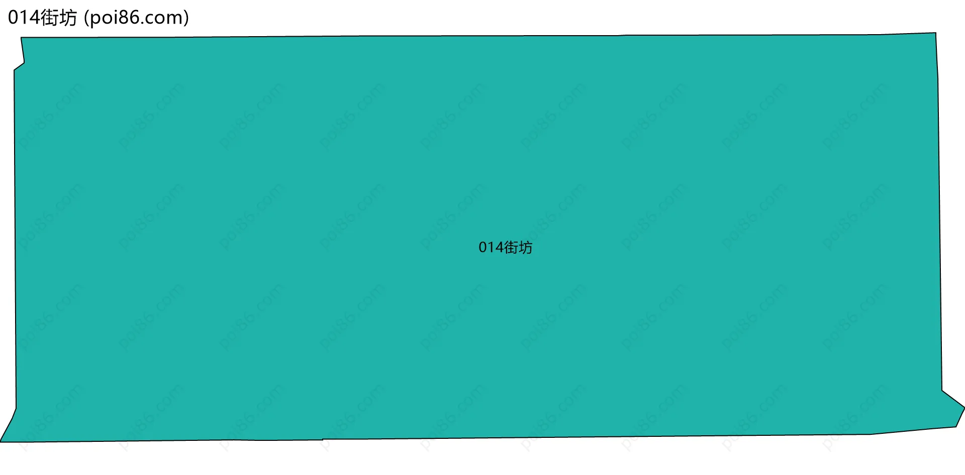 014街坊边界地图