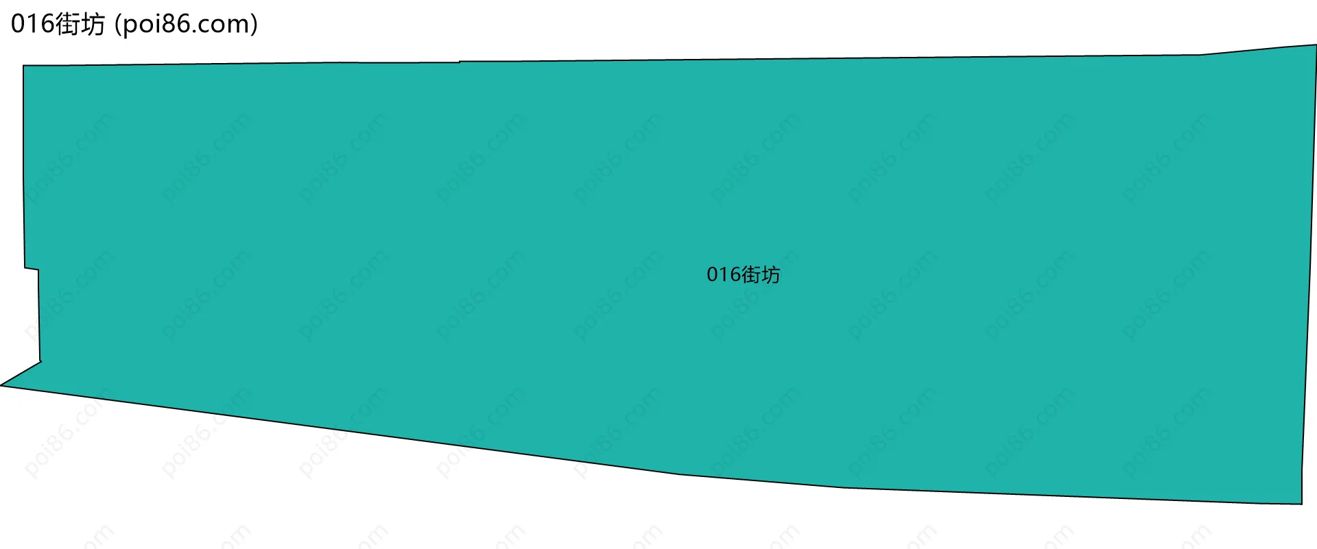 016街坊边界地图