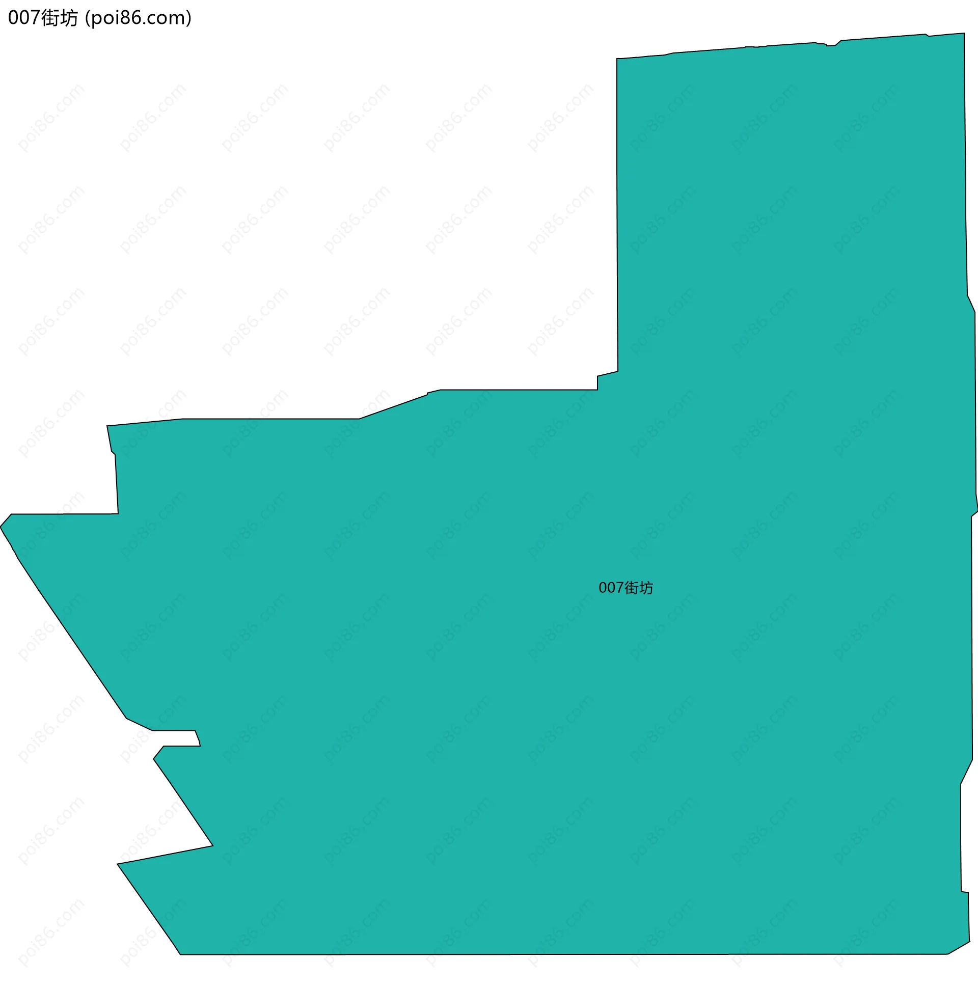 007街坊边界地图