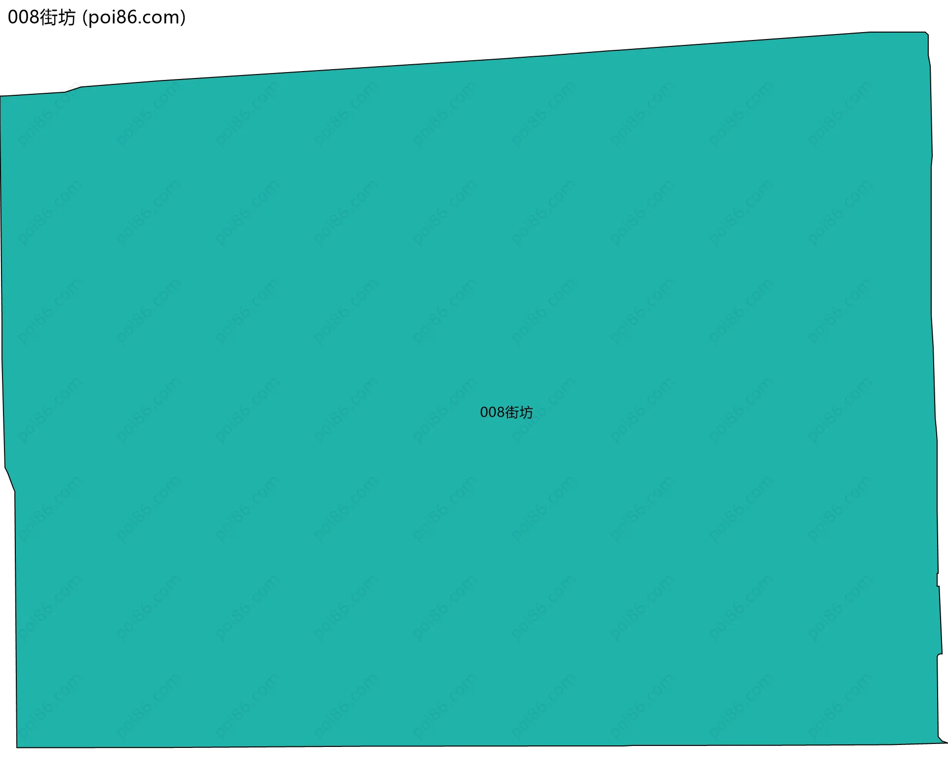008街坊边界地图