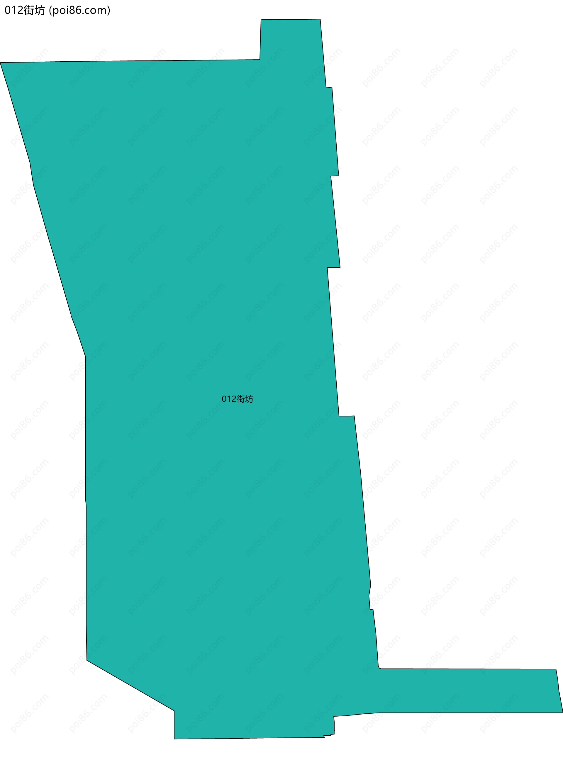 012街坊边界地图