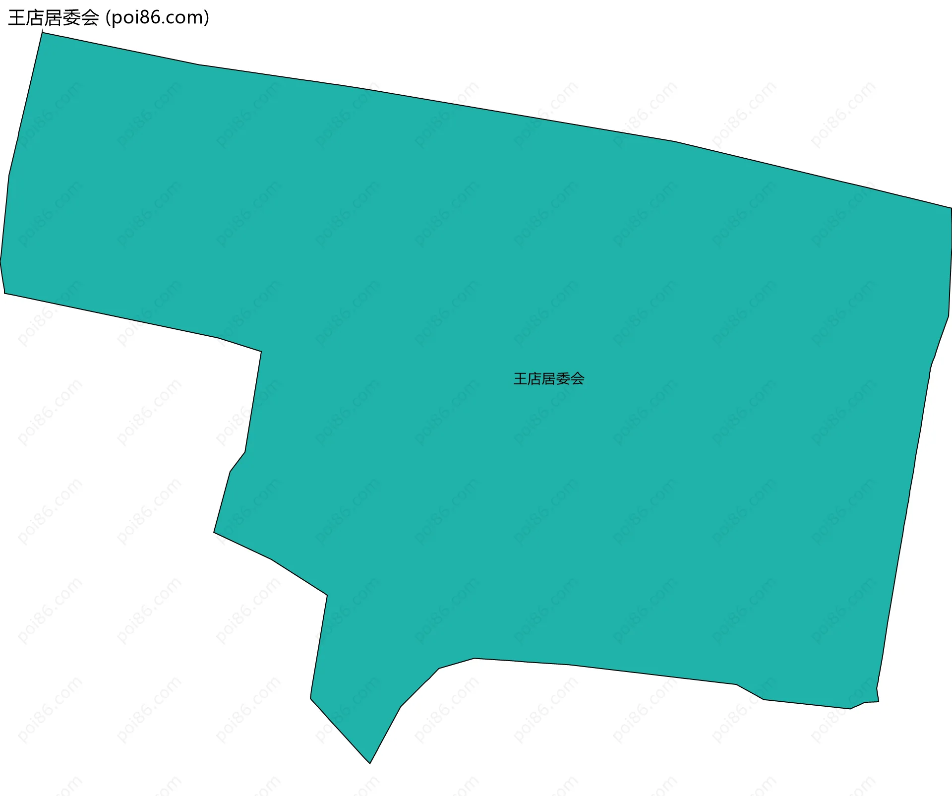 王店居委会边界地图