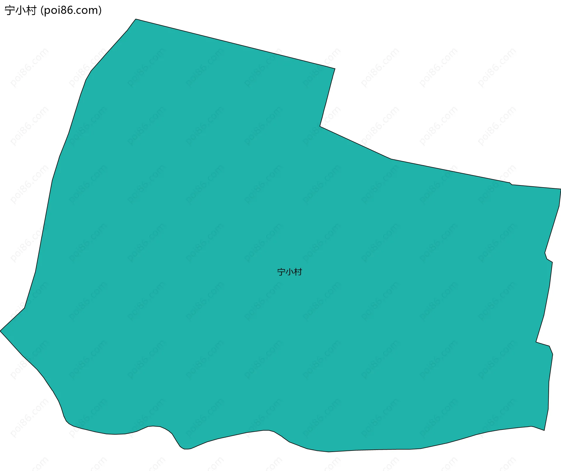 宁小村边界地图