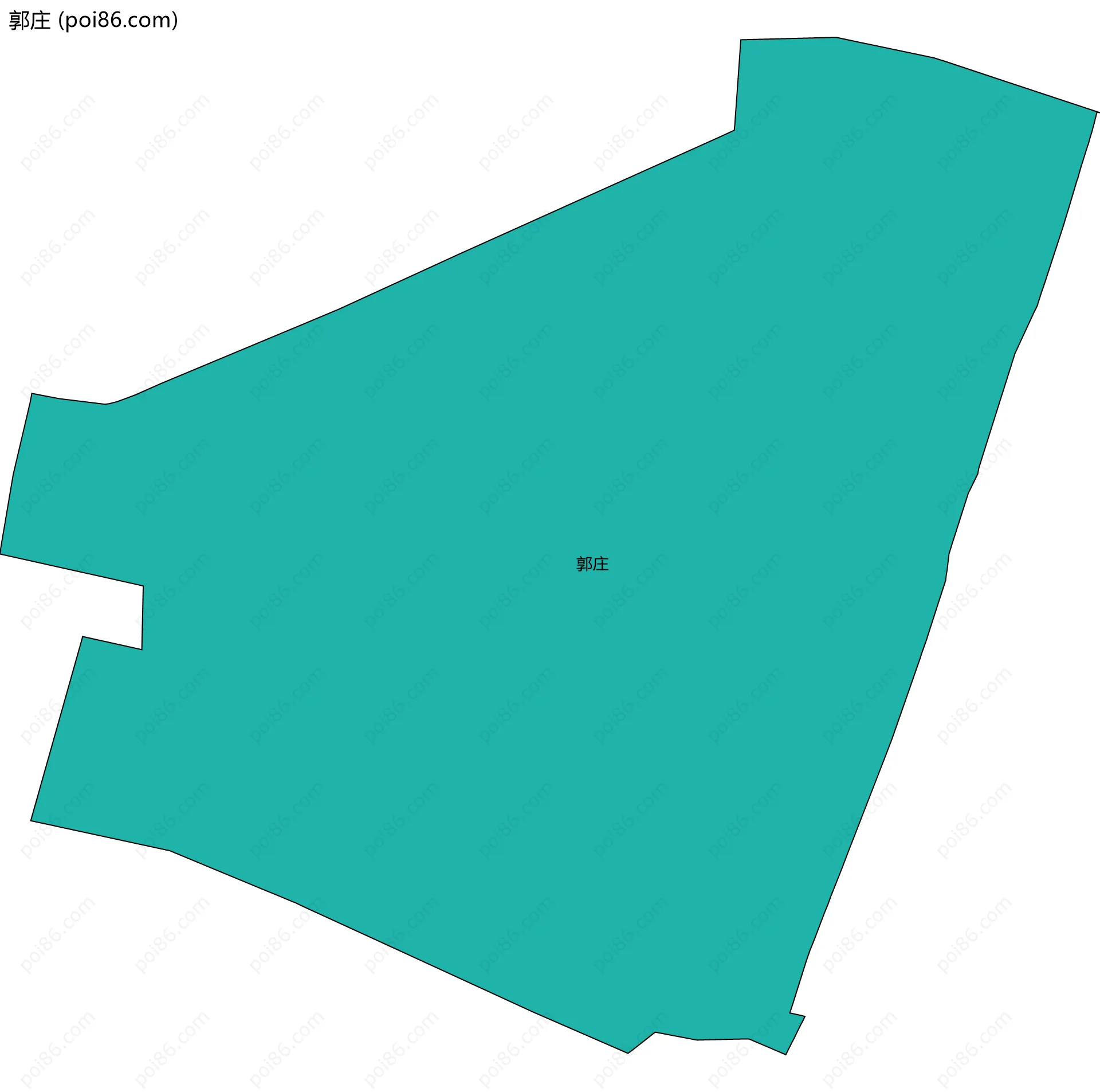 郭庄边界地图