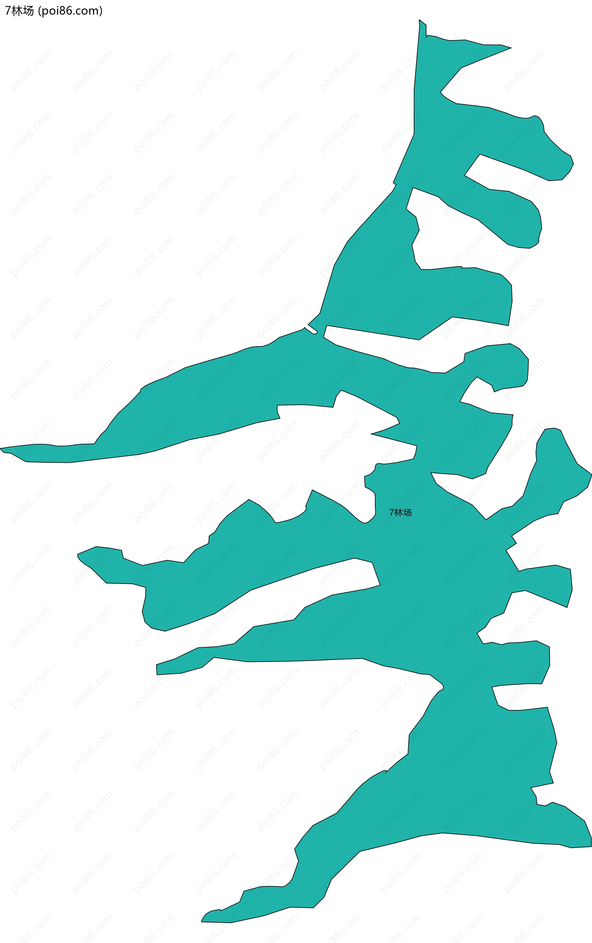 7林场边界地图
