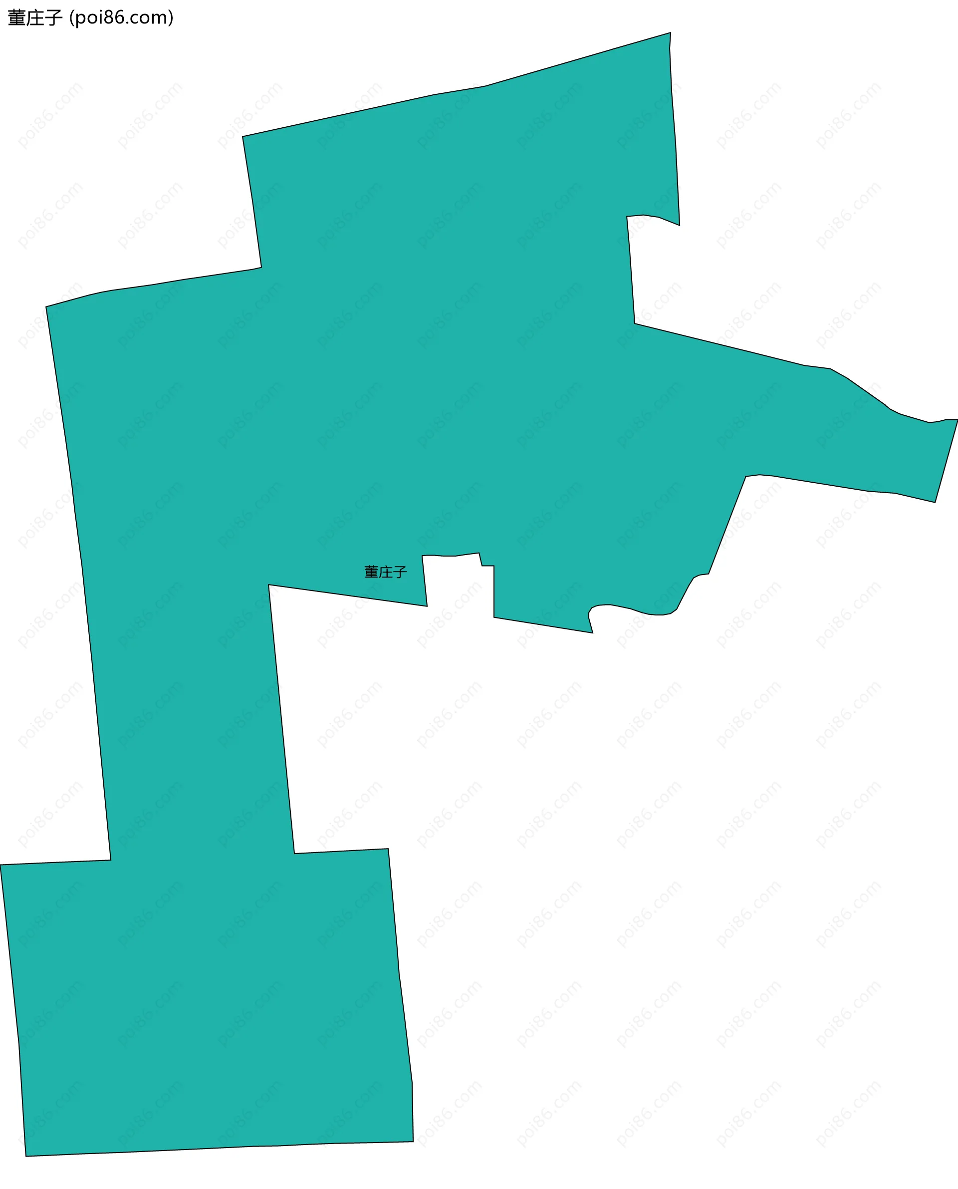 董庄子边界地图